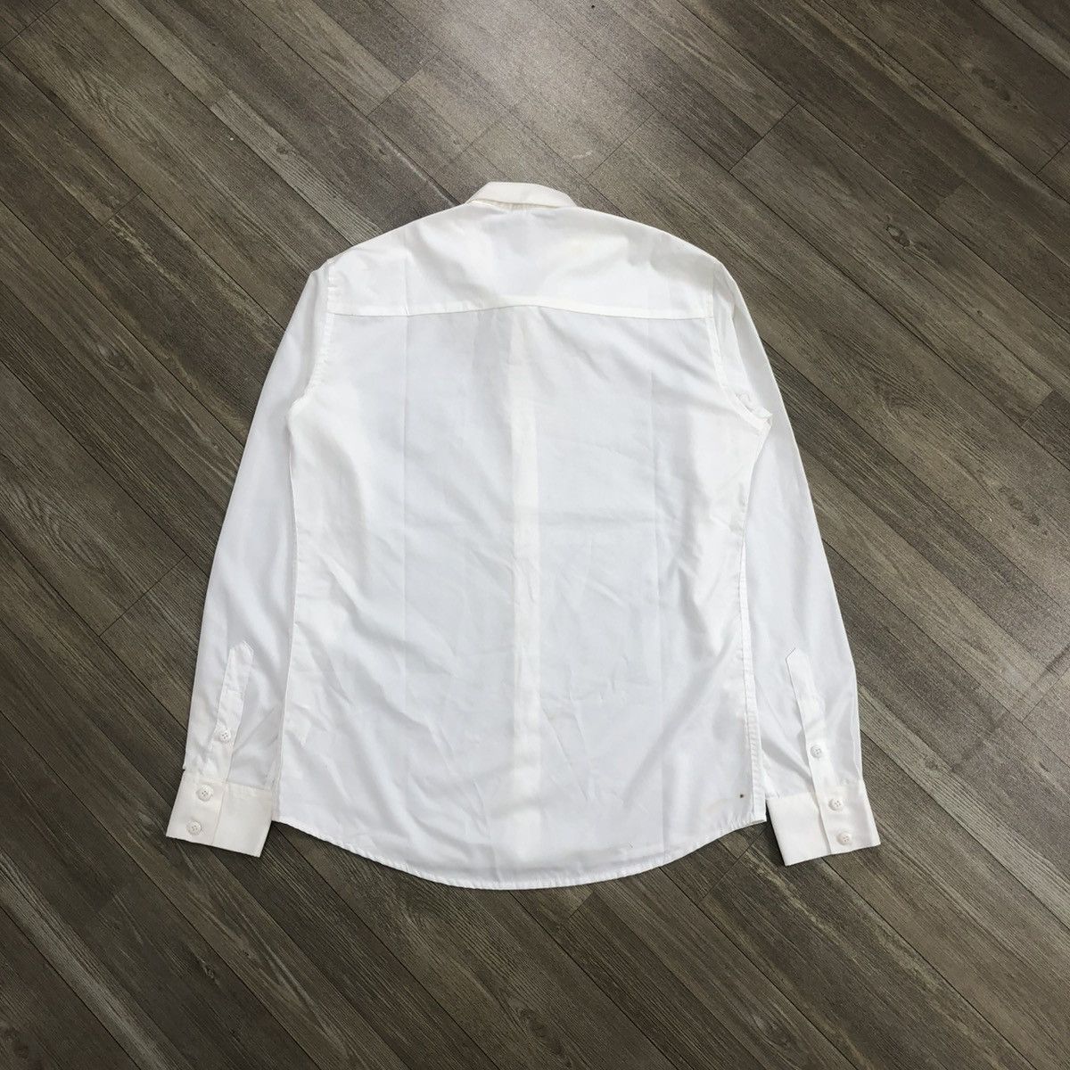 Dolce & Gabbana × Vintage Vintage Dolce & Cabbana Heraldic Patch White Long Shirt Size US M / EU 48-50 / 2 - 15 Thumbnail