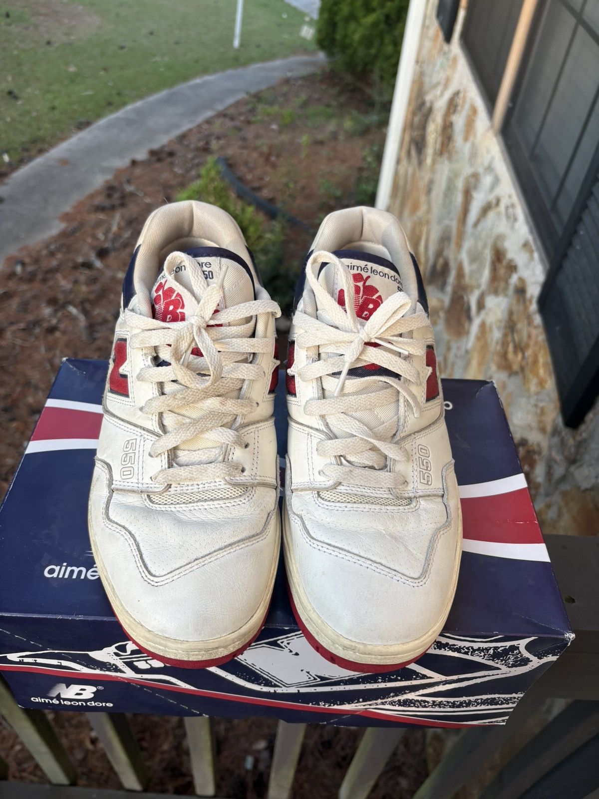 New Balance × Vintage Aime Leon Dore New Balance 550 Size US 10 / EU 43 - 3 Thumbnail