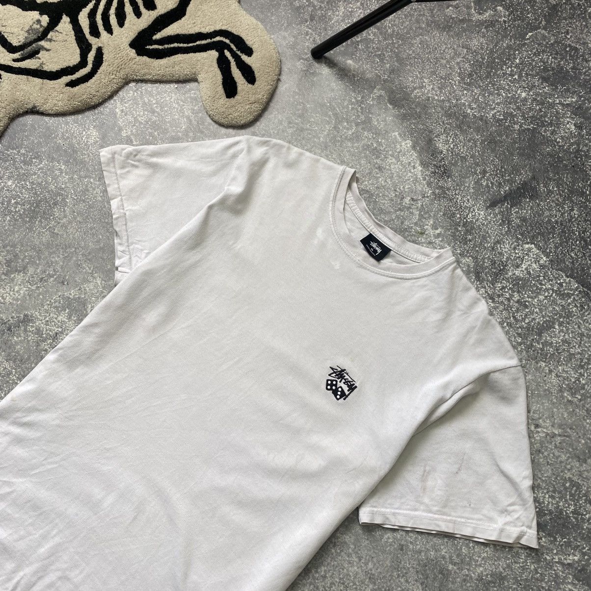Stussy Designer Stussy Small logo y2k distressed style y2k tee Size US M / EU 48-50 / 2 - 2 Thumbnail