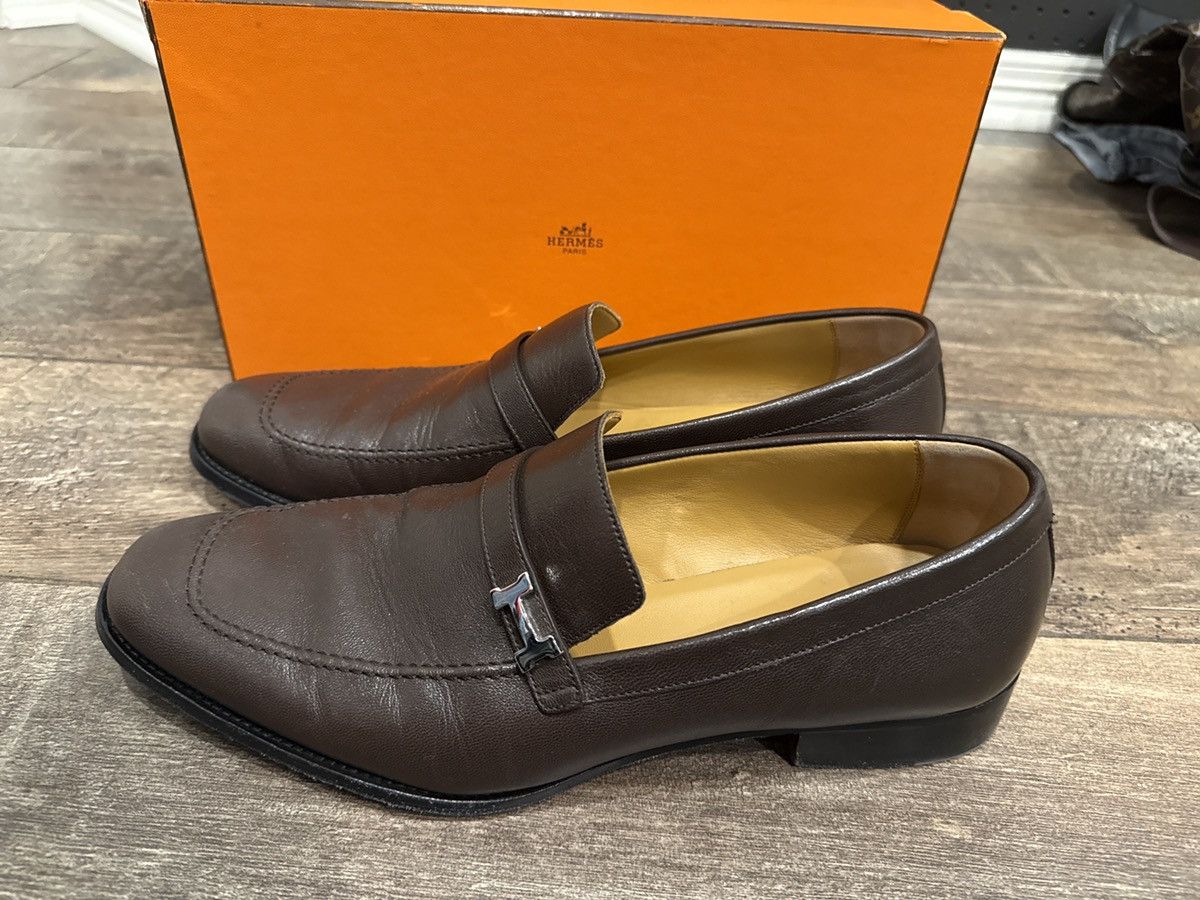 Hermes Hermes Giovanni Loafer Size US 12 / EU 45 - 3 Thumbnail