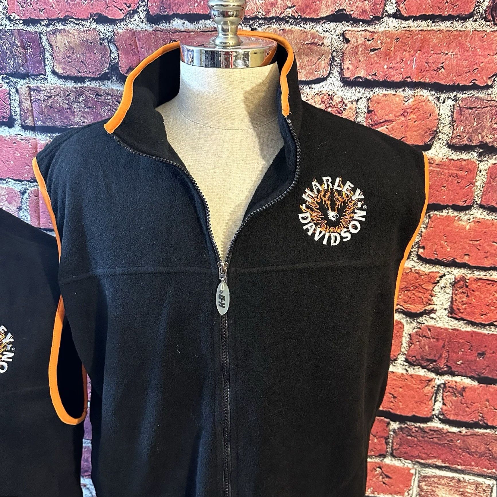 Harley Davidson Harley-Davidson Motorcycle Vest Unisex Adults XL His Hers Matching M Size US XL / EU 56 / 4 - 3 Thumbnail