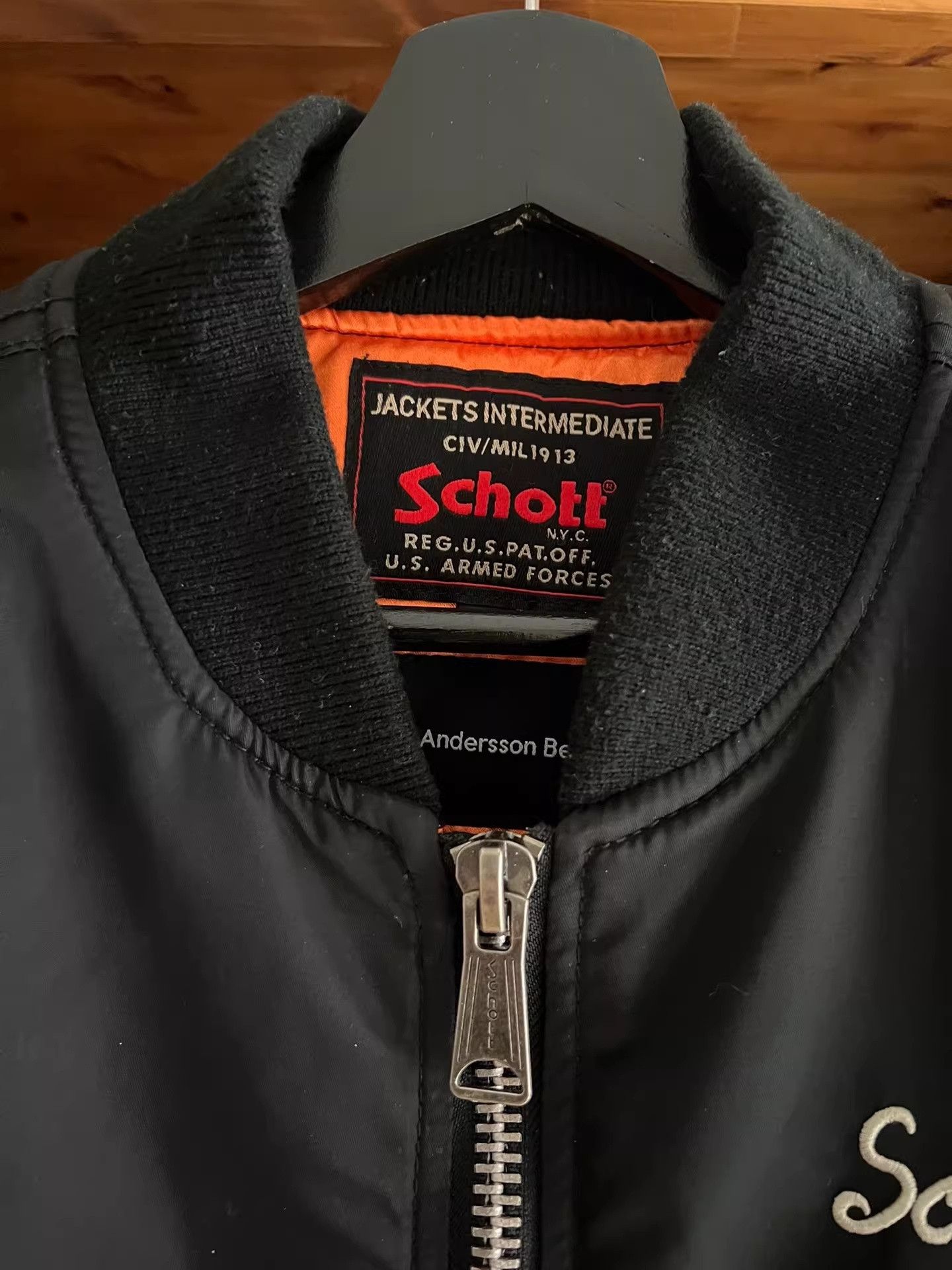 Schott Schott x Anderson Bell MA1 Jacket Size US L / EU 52-54 / 3 - 5 Thumbnail