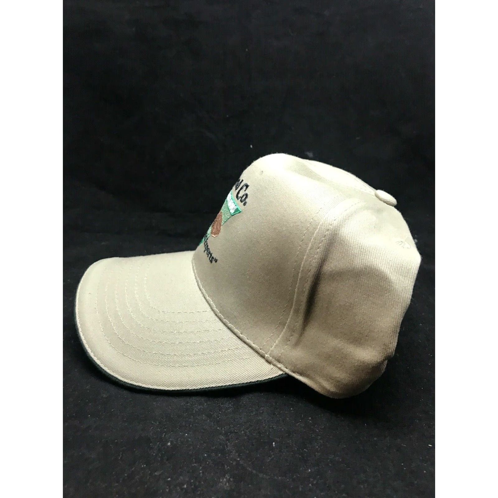 Logo 7 VINTAGE The Almond Co. Logo Trucker Hat Adjustable Khaki Farming Agriculture Mens Size ONE SIZE - 2 Thumbnail