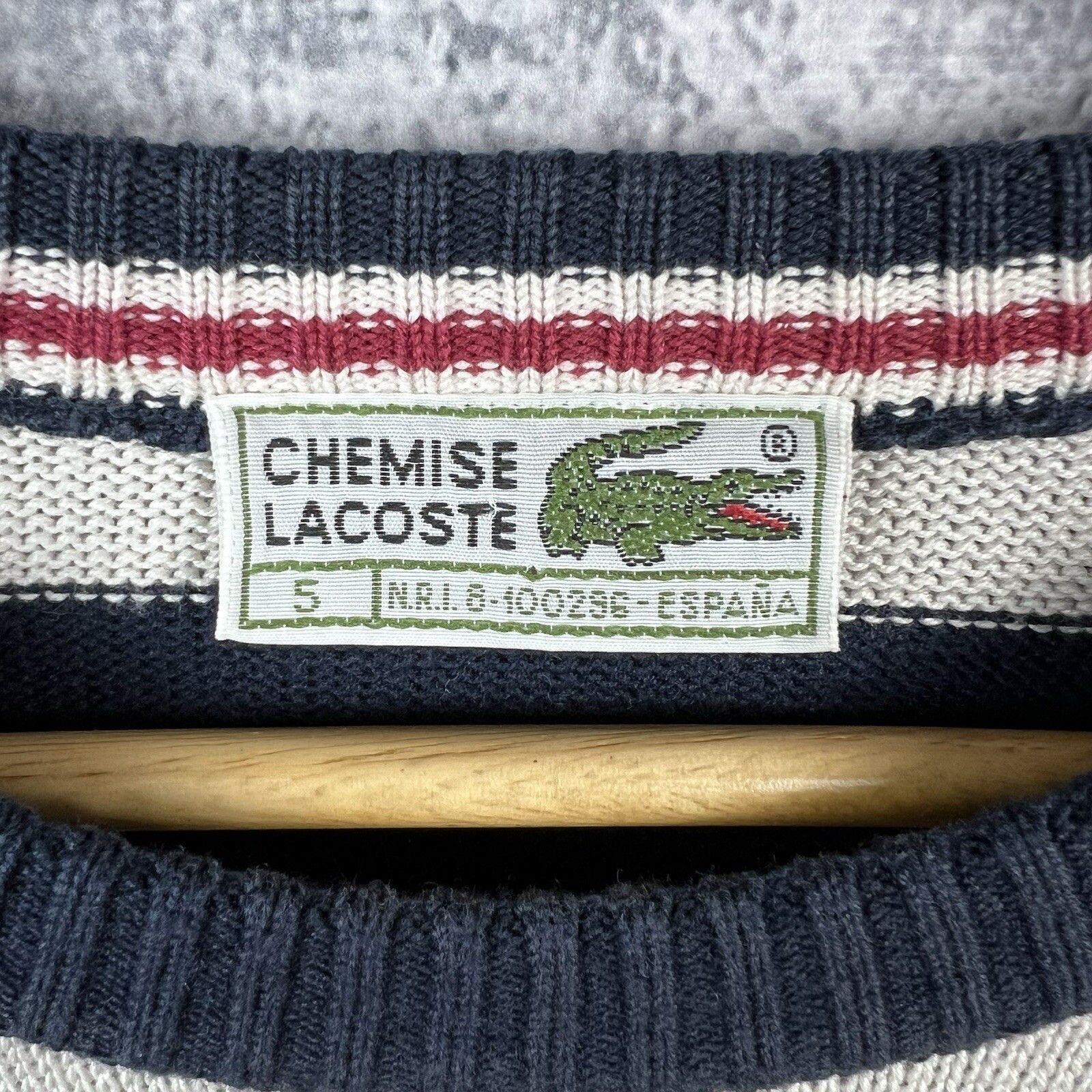 Lacoste Lacoste Vintage Sweater Men's Size 5 Long Sleeve Size US L / EU 52-54 / 3 - 2 Thumbnail