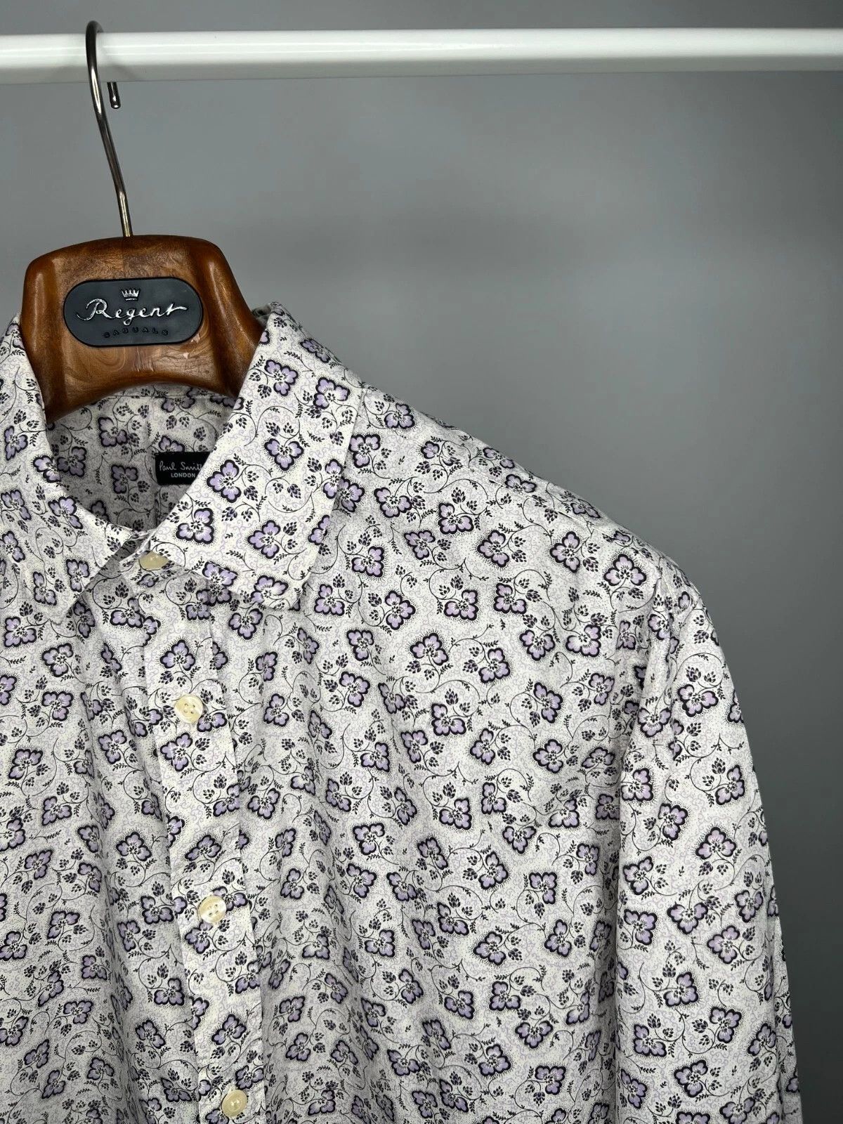 Paul Smith Paul Smith London Men Floral Pattern Long Sleeve Shirt Size US M / EU 48-50 / 2 - 3 Thumbnail