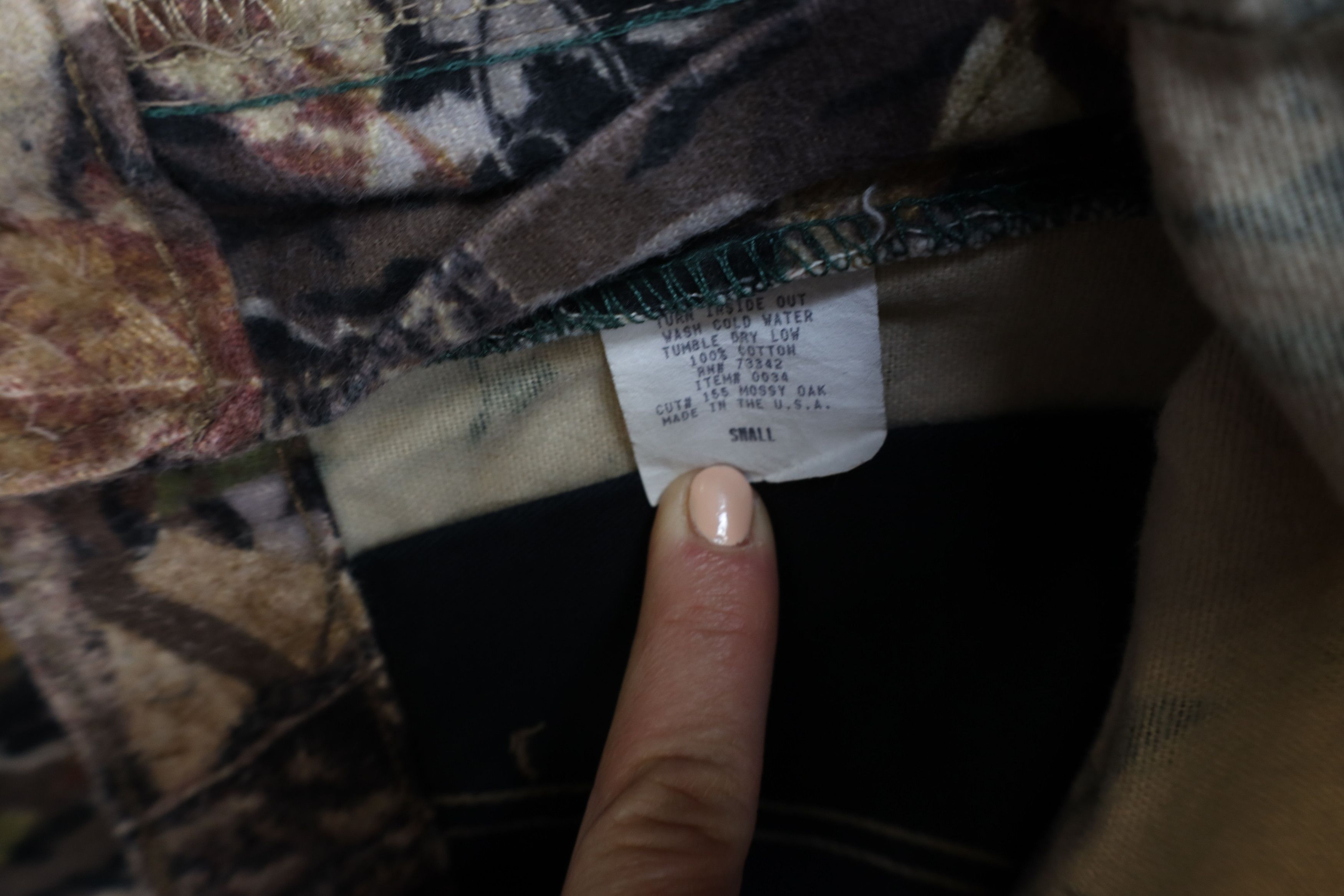 Mossy Oaks × Vintage Vintage 90s Mossy Oak Camouflage Cloth Cargo Pants USA Size US 32 / EU 48 - 7 Thumbnail