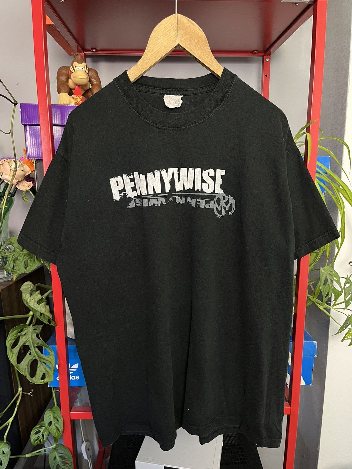 Band Tees × Vintage Vintage 90s Pennywise punk rock band tee logo symbol Size US L / EU 52-54 / 3 - 1 Thumbnail
