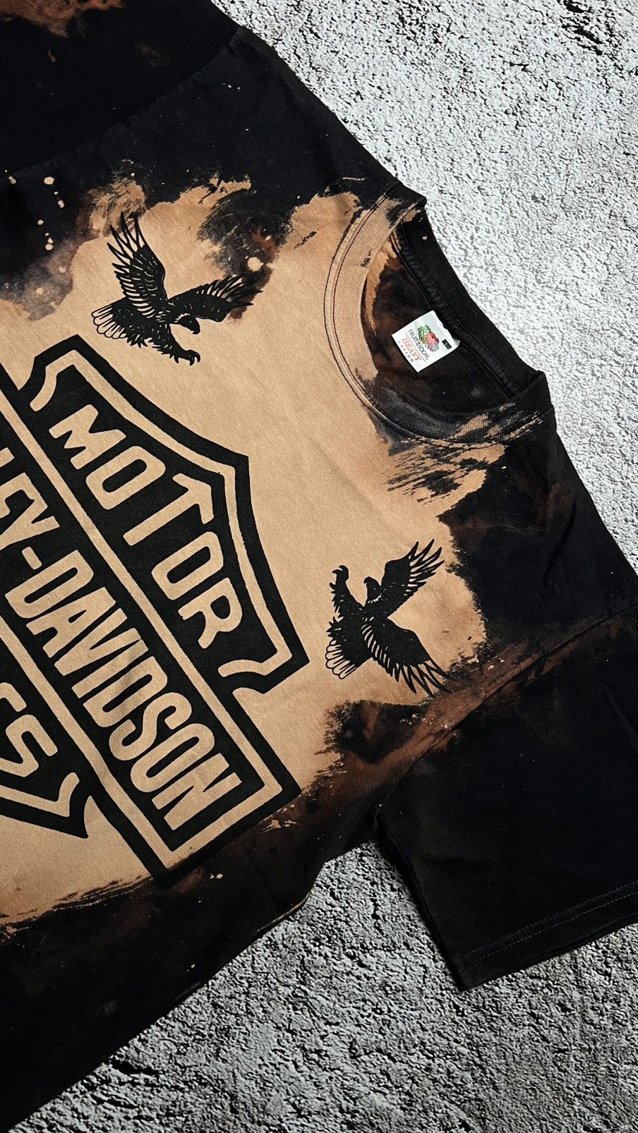 Harley Davidson Harley Davidson dyed fruit of the loom heavy cotton Y2K tee Size US L / EU 52-54 / 3 - 2 Thumbnail