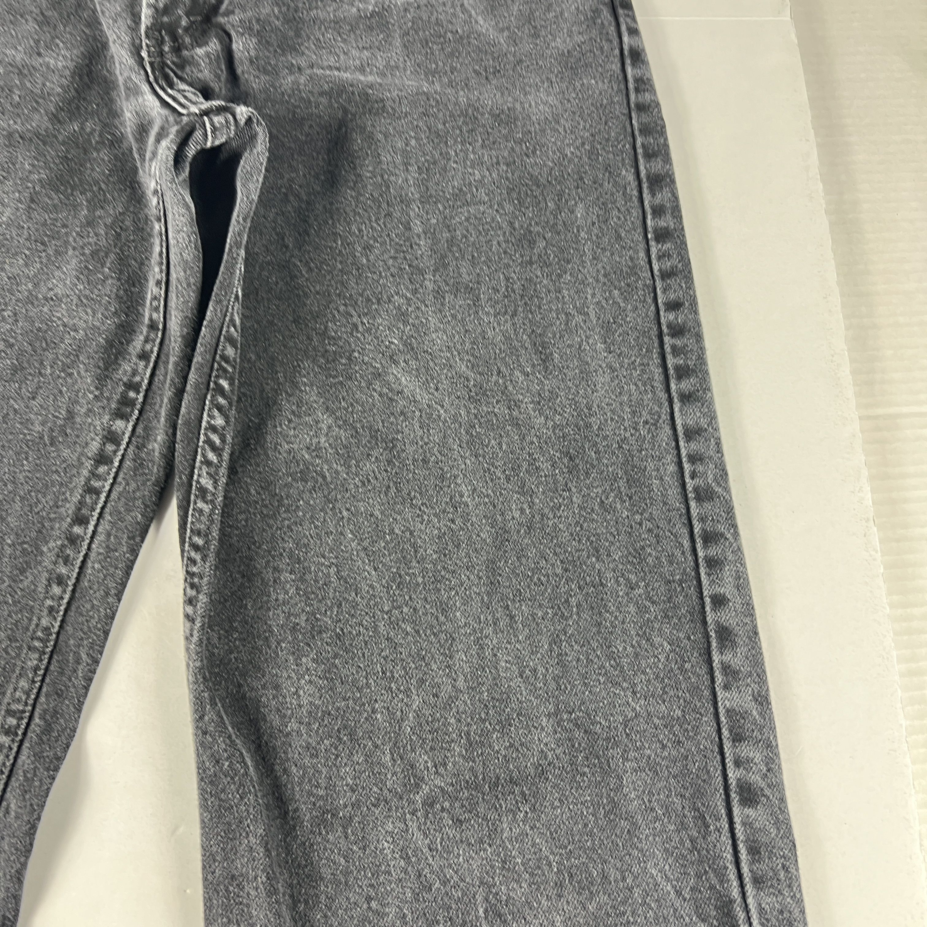 Levi's × Vintage Y2K Levi's Jeans 550 Relaxed Black Faded Denim Size US 34 / EU 50 - 3 Thumbnail