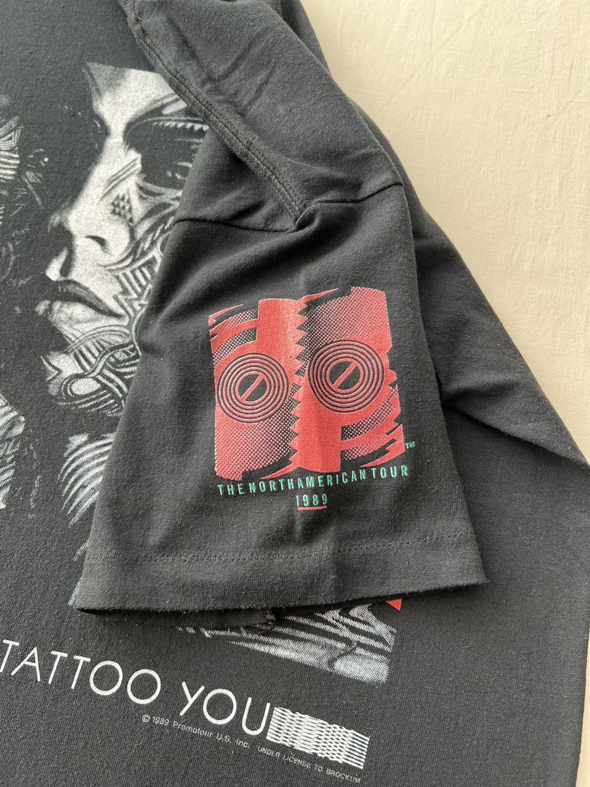 Band Tees Vintage 1989 Rolling Stones Tattoo You North American Tour Size US M / EU 48-50 / 2 - 8 Thumbnail