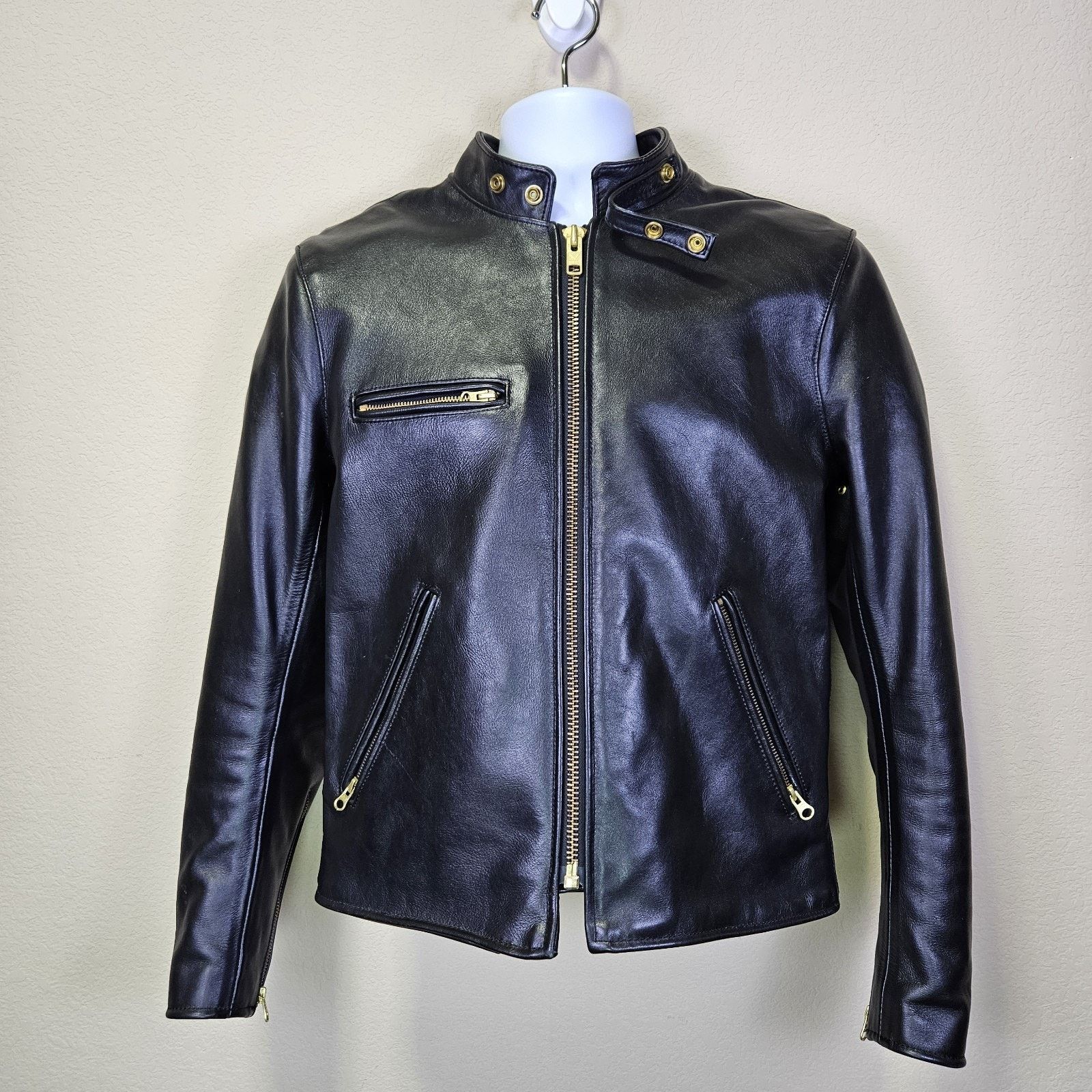 Vanson Leathers Vanson Leathers x Union Garage V7 Motorcycle Jacket Black Size US M / EU 48-50 / 2 - 1 Thumbnail