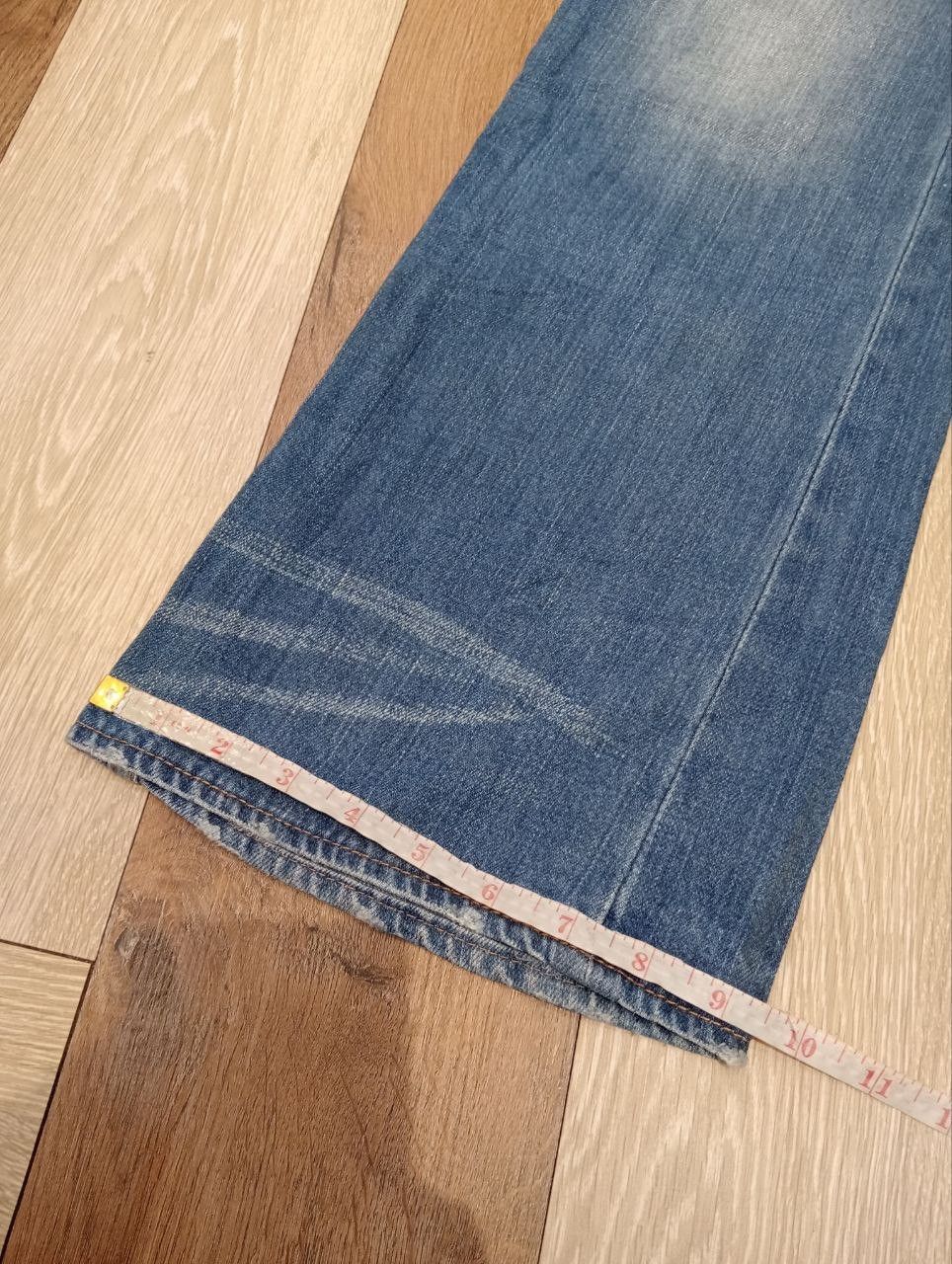 Japanese Brand JAPANESE ROOT THREE BLUE DENIM FLARED PANTS Size US 34 / EU 50 - 16 Thumbnail