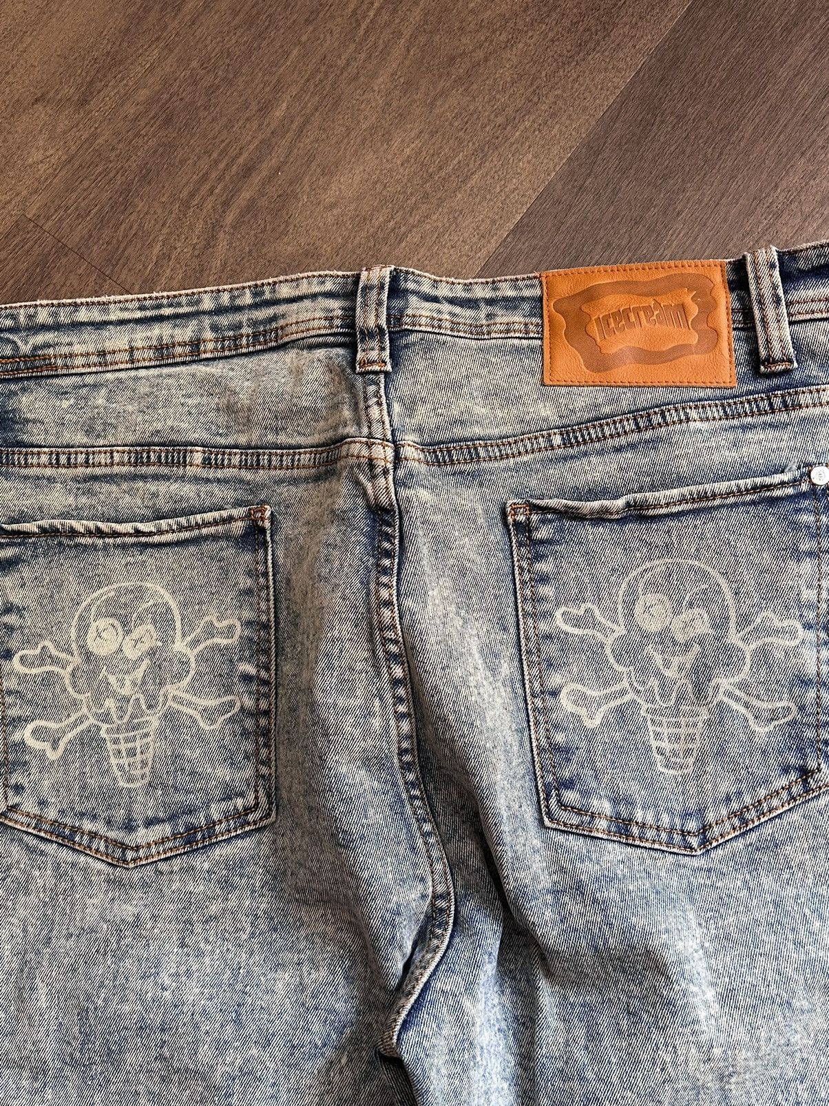 Icecream 00’s Ice Cream Vintage Light Blue Denim Jeans Size US 38 / EU 54 - 5 Thumbnail