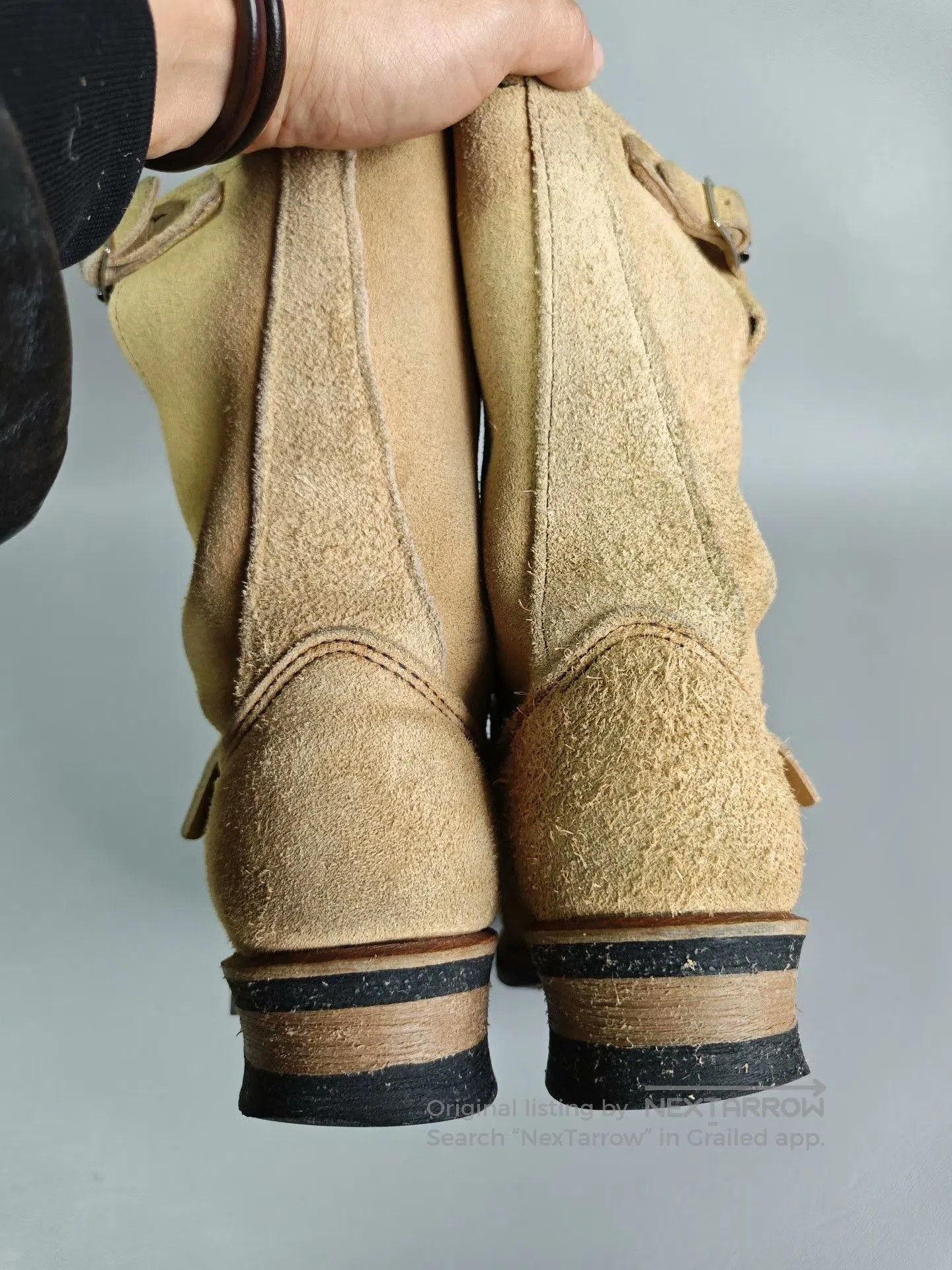 Red Wing Redwing 8268 Suede Engineer Boots. Size US 8 / EU 41 - 6 Thumbnail
