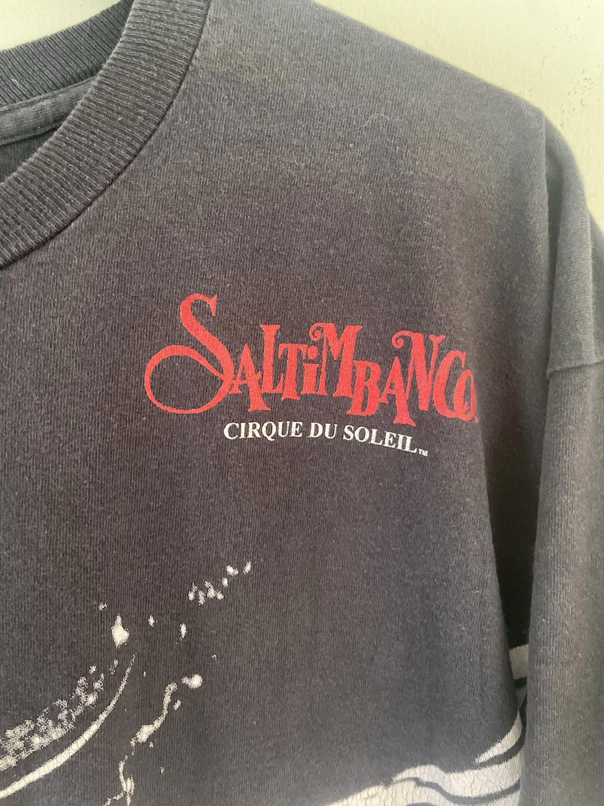 Designer Vintage 90s Saltimbanco Cirque Du Soleil Vintage T Shirt XL Size US XL / EU 56 / 4 - 3 Thumbnail