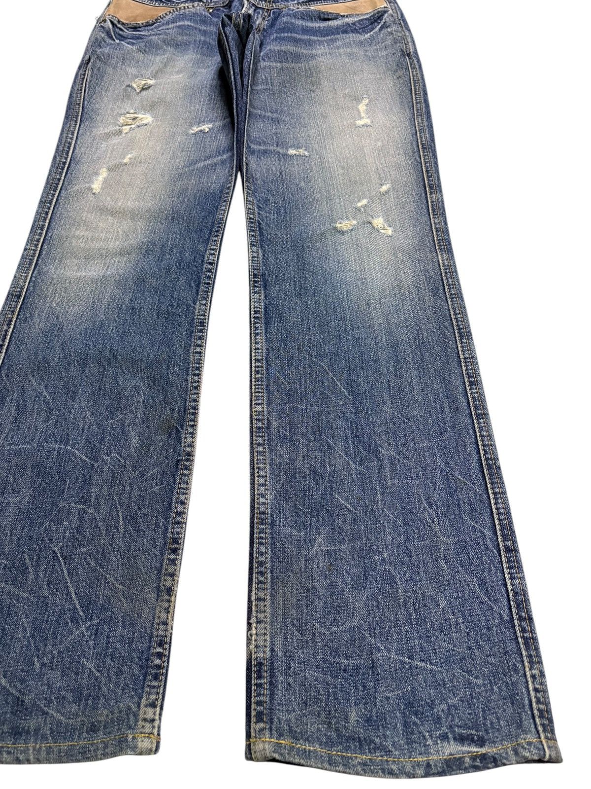 Japanese Brand Vintage Japanese Brand Mud Wash Distressed Jeans Size US 32 / EU 48 - 7 Thumbnail