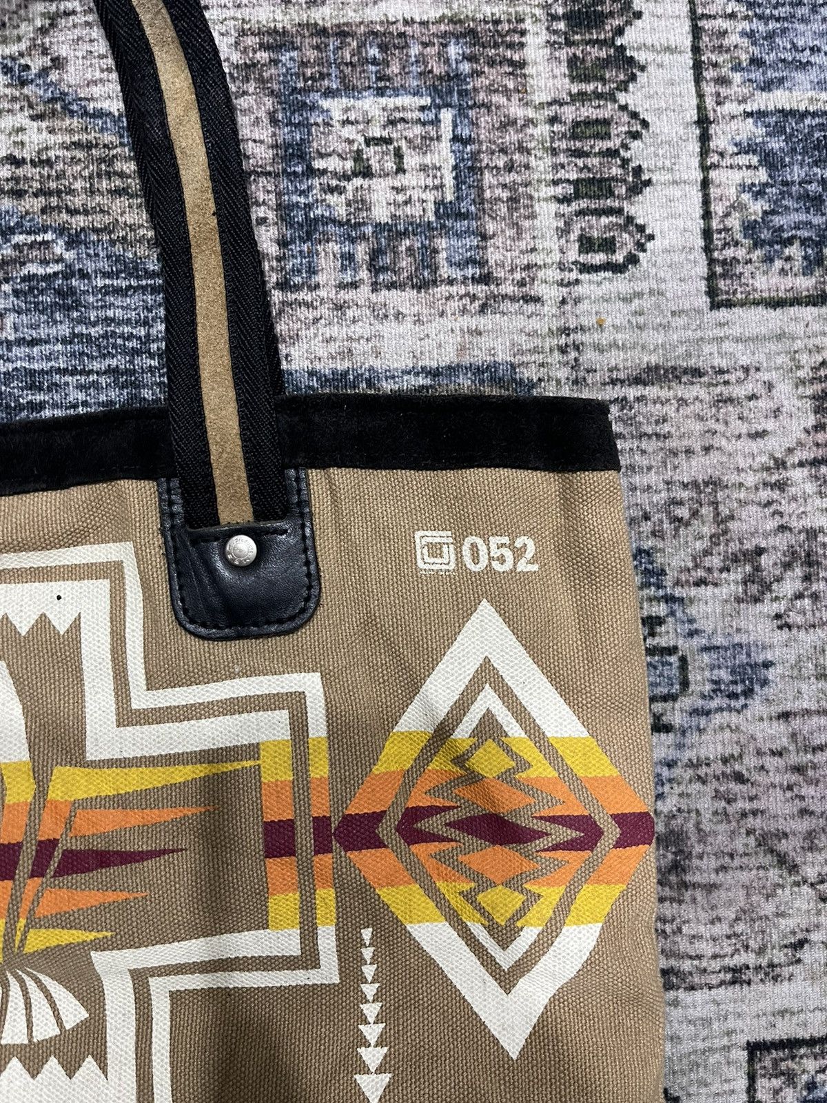MasterPiece × Vintage Vintage Master Piece Japan Product Navajo Printed Tote Bag Size ONE SIZE - 6 Thumbnail