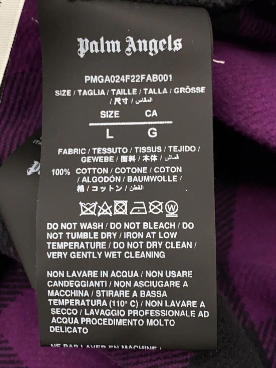 Palm Angels Palm Angls Classic Logo Overshirt Check Ctn LS Shirt Pink Size US L / EU 52-54 / 3 - 4 Thumbnail