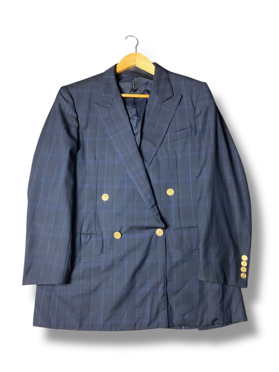 Burberry Vintage Burberry Wool & Mohair Double Breasted Blazer (159) Size US XS / EU 42 / 0 - 1 Thumbnail