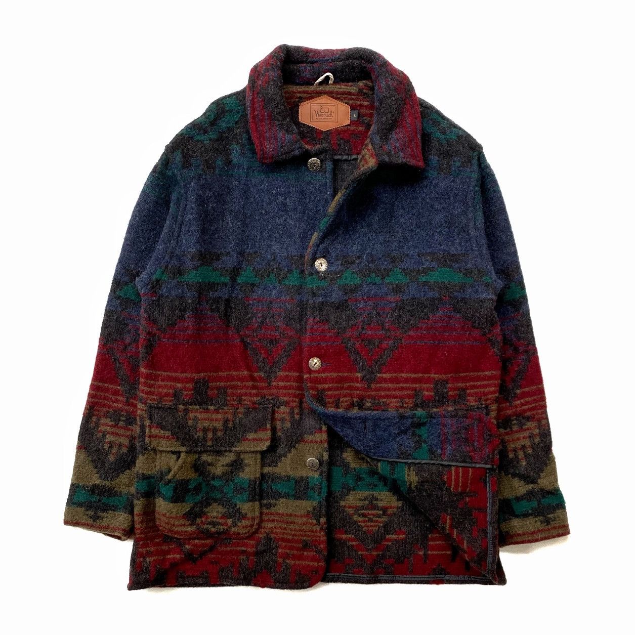 image of Woolrich Woolen Mills Vintage Woolrich Southwest Wool Cruiser Cloak, Men's (Size Large)