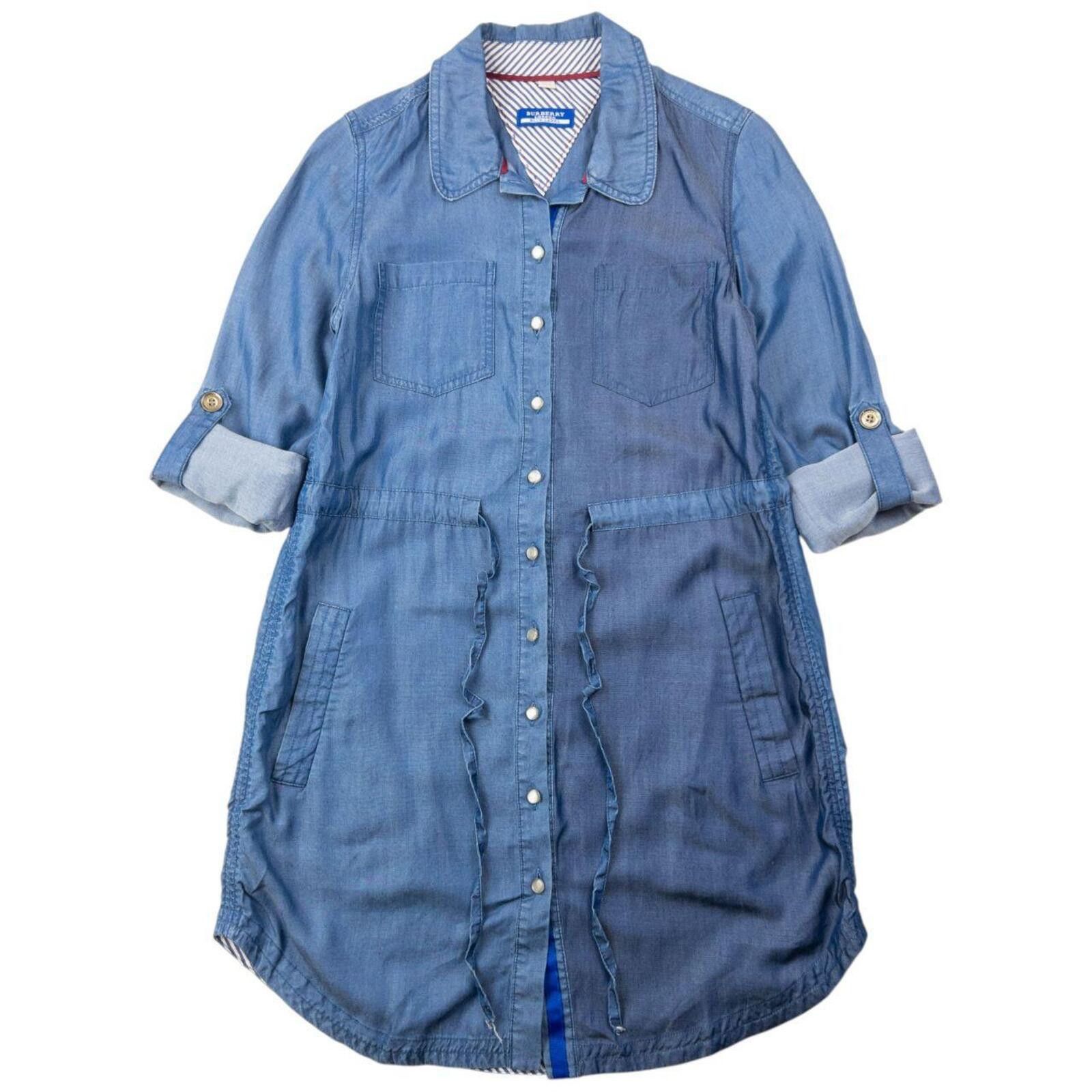 Burberry Vintage 2000s Burberry Blue Label Shirt Dress Womens Size S Size XS / US 0-2 / IT 36-38 - 2 Thumbnail