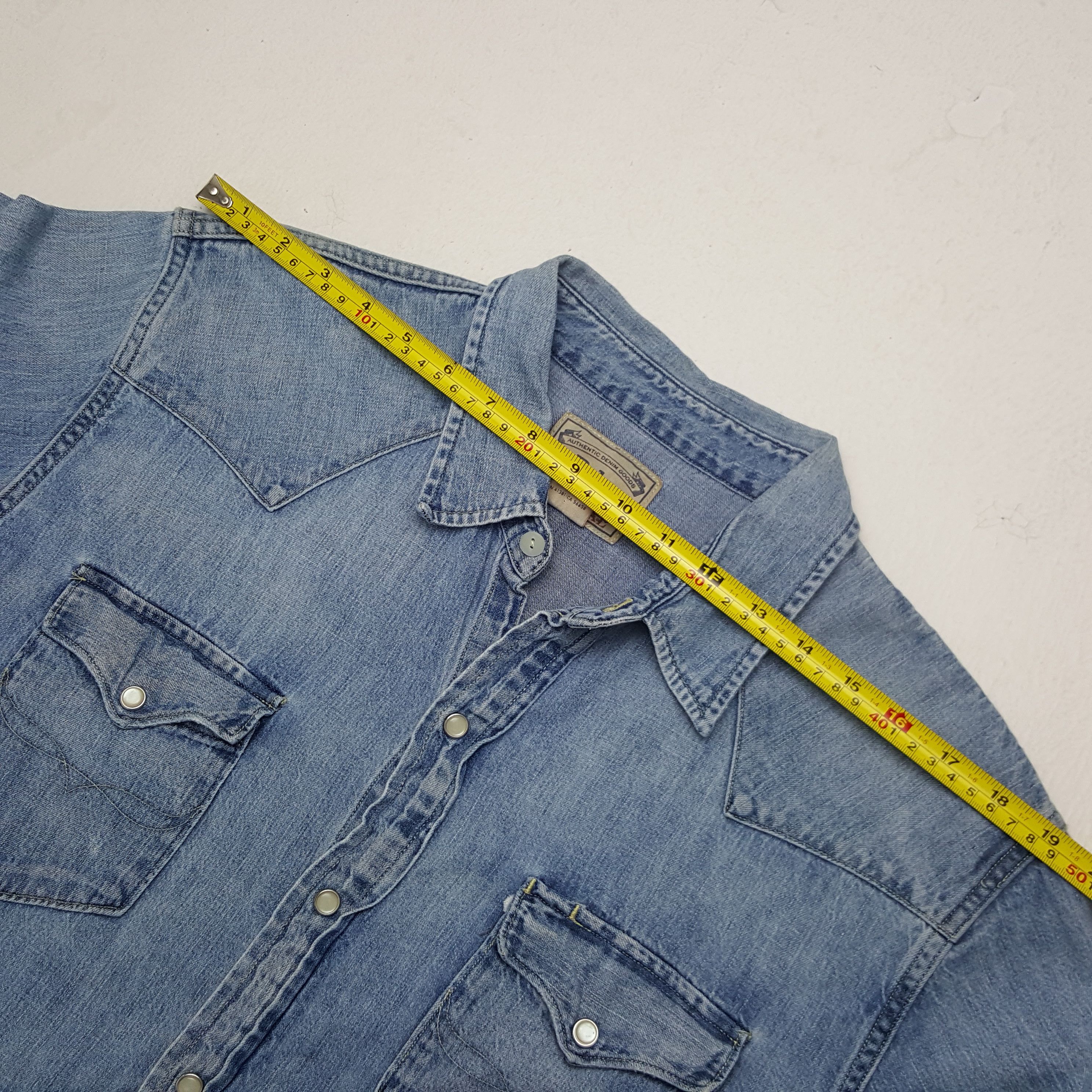 Polo Ralph Lauren × Vintage Vintage Polo Ralph Lauren Denim Button Up Shirt Size US XL / EU 56 / 4 - 6 Thumbnail