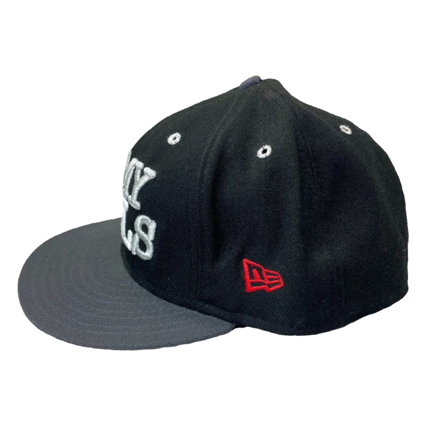 New Era NEW ERA Fitted Hat 59FIFTY Black Gray I LOVE MY GIRLS 7 5/8 Mens Size ONE SIZE - 2 Thumbnail