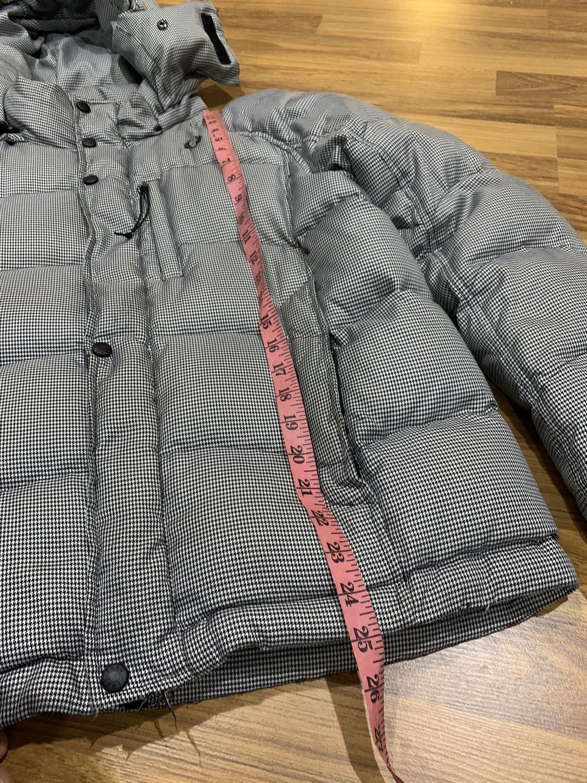 Fred Perry × Vintage FRED PERRY HOUNDSTOOTH GOOSE DOWN PUFFER JACKET Size US S / EU 44-46 / 1 - 3 Thumbnail