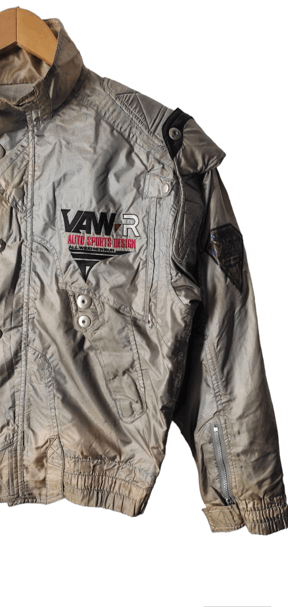 KISS VINTAGE KISS RACING TEAM DISSTRESSED ALL WEATHER RUN JACKET Size US M / EU 48-50 / 2 - 4 Thumbnail