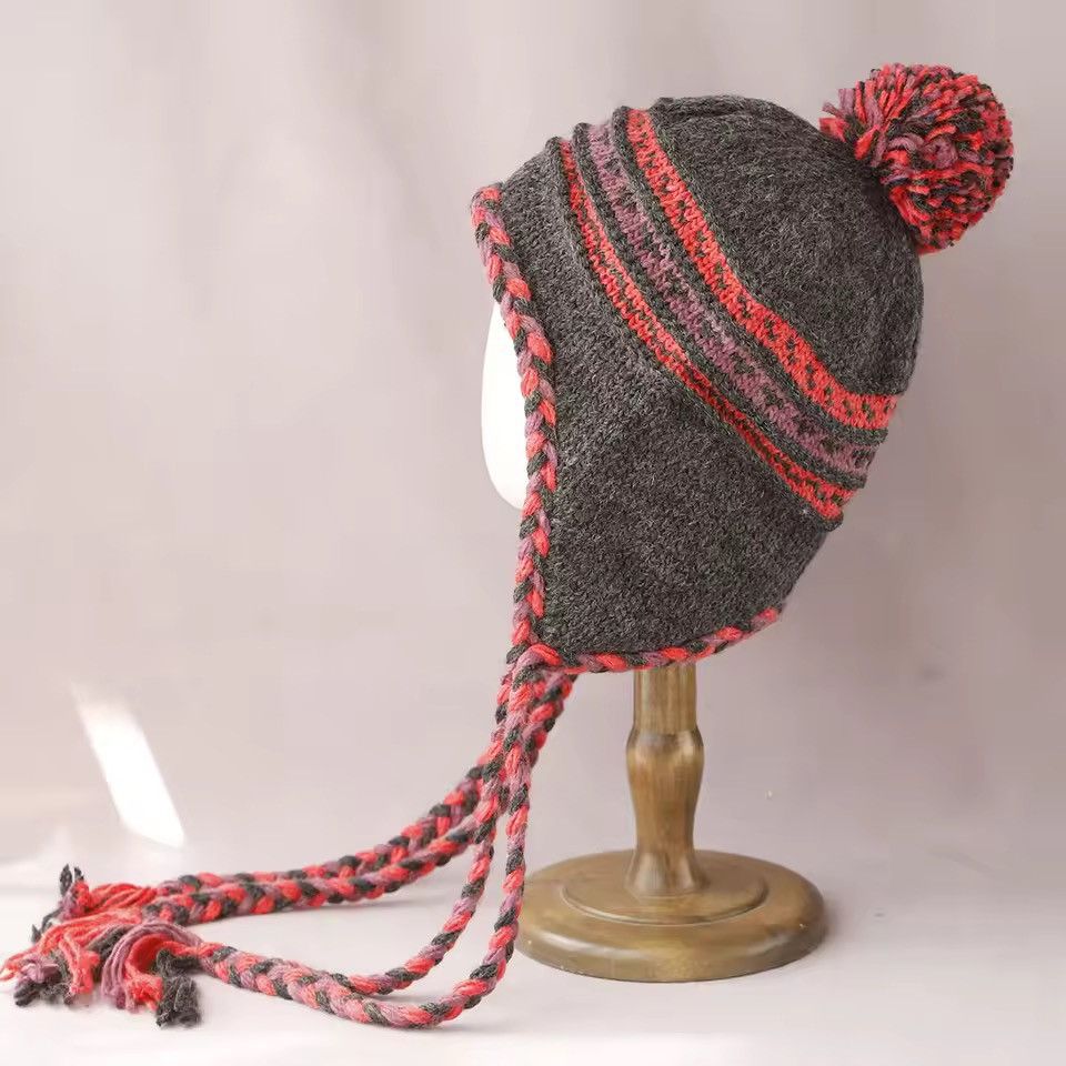 Other Thickened Warm Knitted Wool Cap Size ONE SIZE - 2 Thumbnail