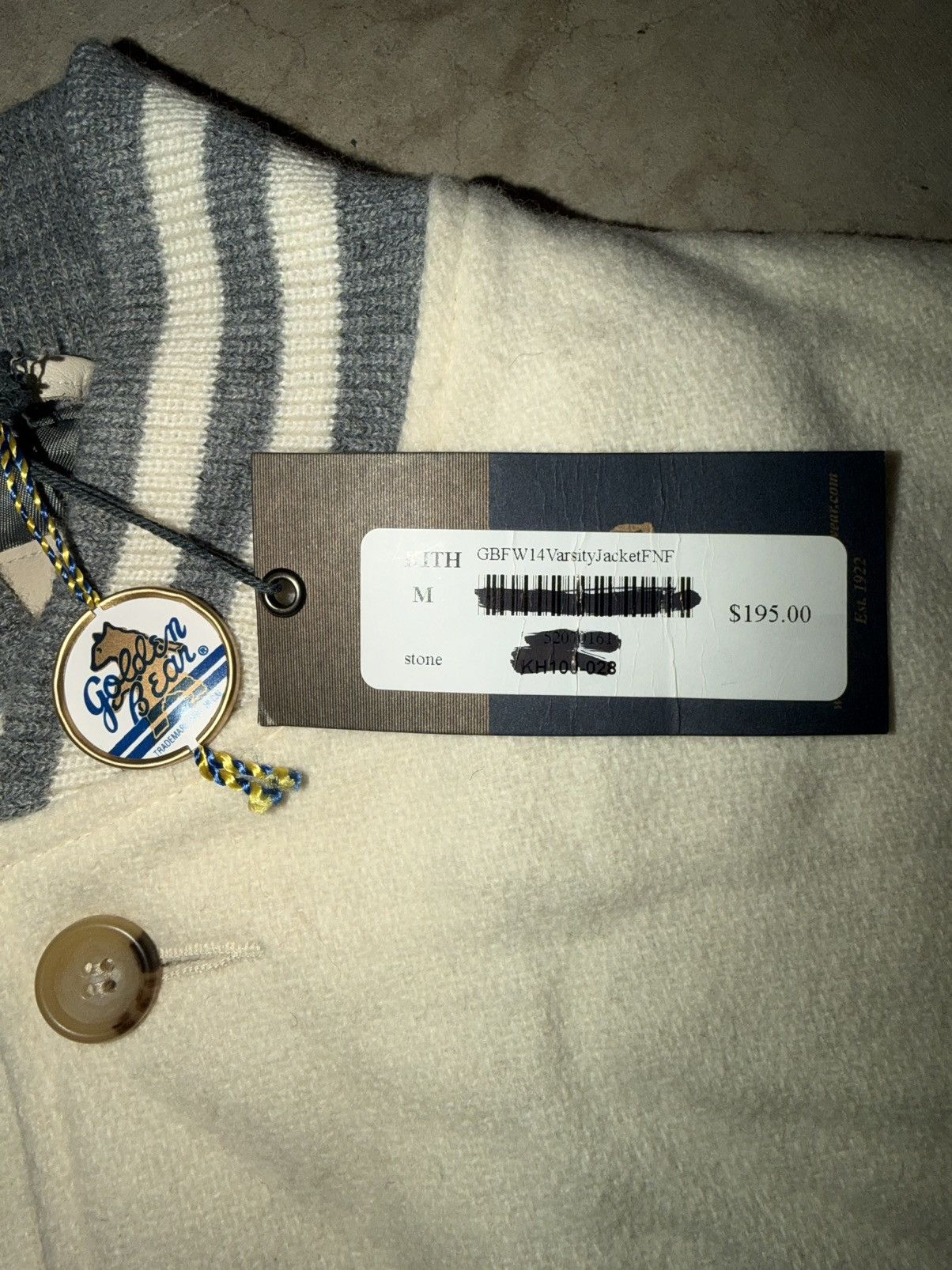 Golden Bear × Kith NWT FW14 Kith Golden Bear Varsity Jacket Friends and Family Size US M / EU 48-50 / 2 - 4 Thumbnail