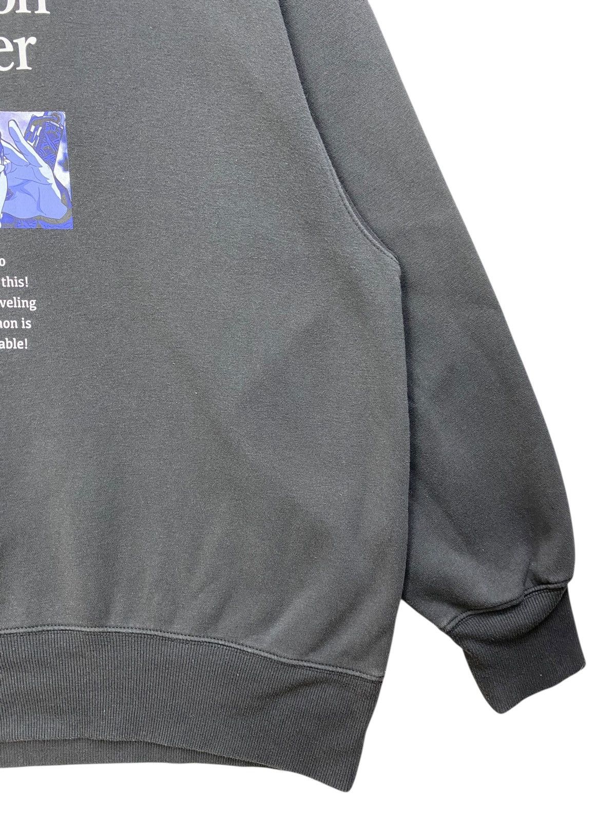 Anime Cartoon Demon Slayer Distressed Sweatshirt Pullover Size XL Size US XL / EU 56 / 4 - 3 Thumbnail