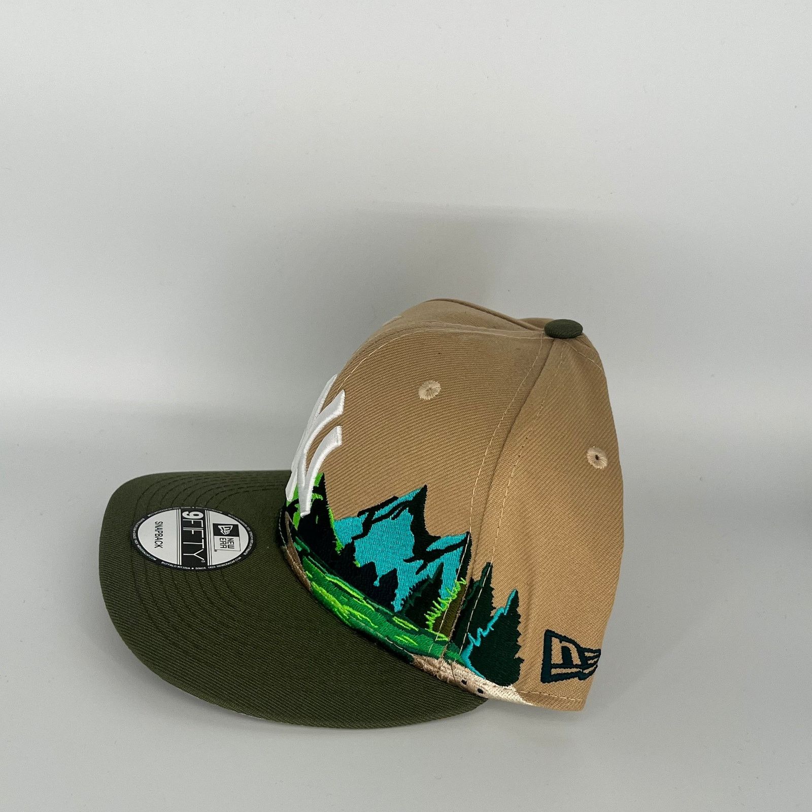 New Era Brown Green New York Yankees New Era MLB 9Fifty Snapback Hat Size ONE SIZE - 2 Thumbnail