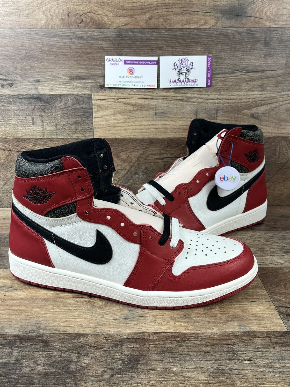 Jordan Brand Air Jordan 1 Retro High OG Chicago Lost & Found Size US 12 / EU 45 - 2 Thumbnail