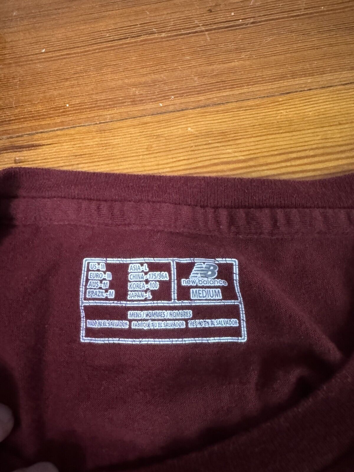 NCAA × New Balance New Balance NB DriFit College Eagles Red Shirt Maroon Medium Size US M / EU 48-50 / 2 - 4 Thumbnail