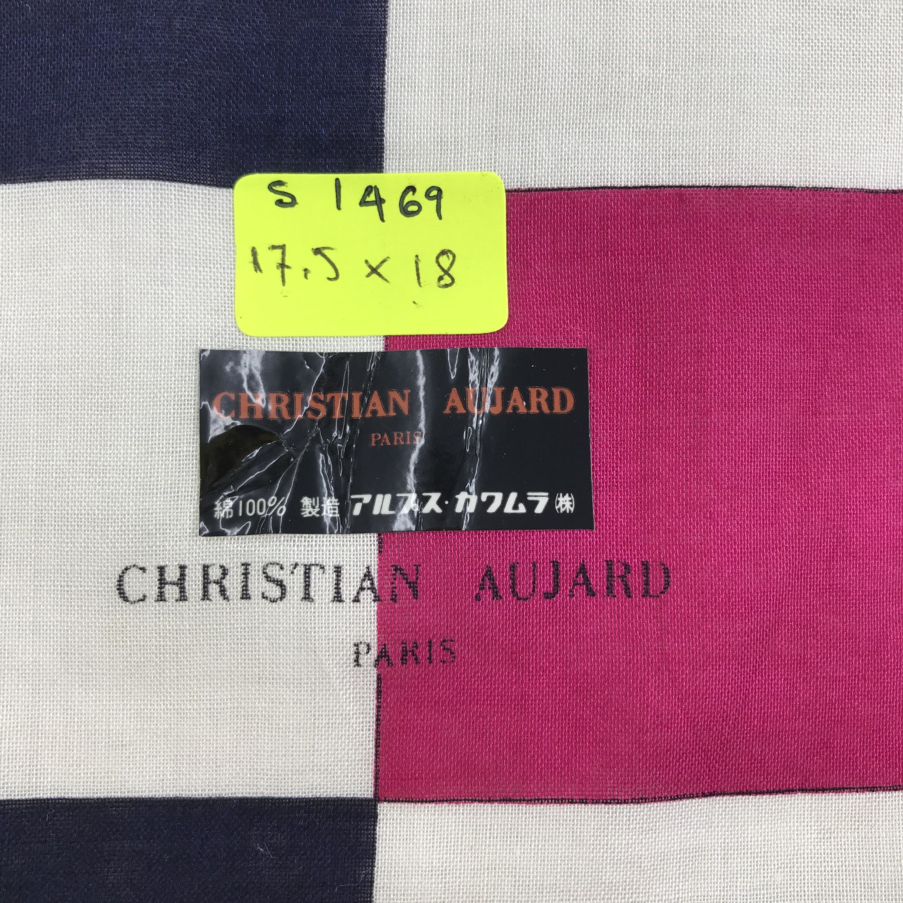 Vintage Christian Aujard Bandana / Handkerchief / Neckerchief -S1469 Size ONE SIZE - 5 Thumbnail