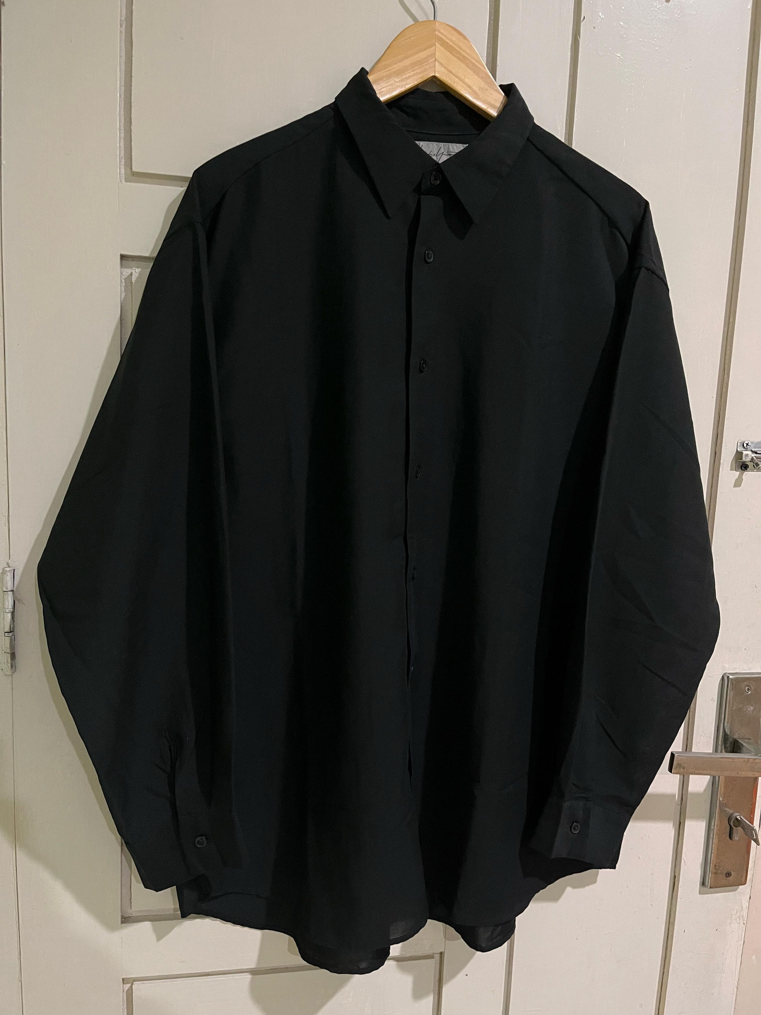 Yohji Yamamoto Yohji yamamoto pour homme black shirt Size US L / EU 52-54 / 3 - 3 Thumbnail