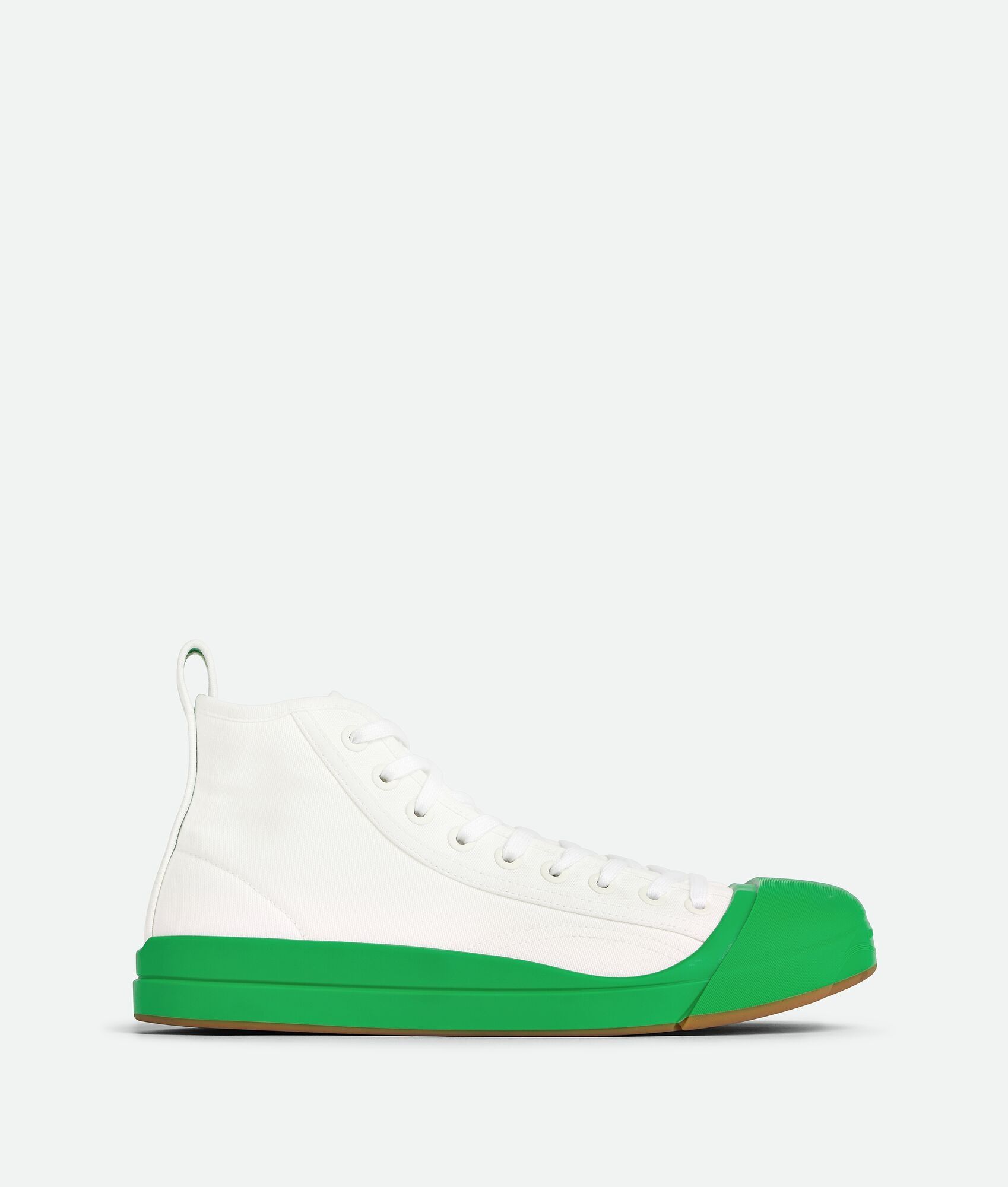 Bottega Veneta o1w1db10525 Vulcan Sneakers in Optic White/Parakeet Size US 7 / EU 40 - 1 Thumbnail
