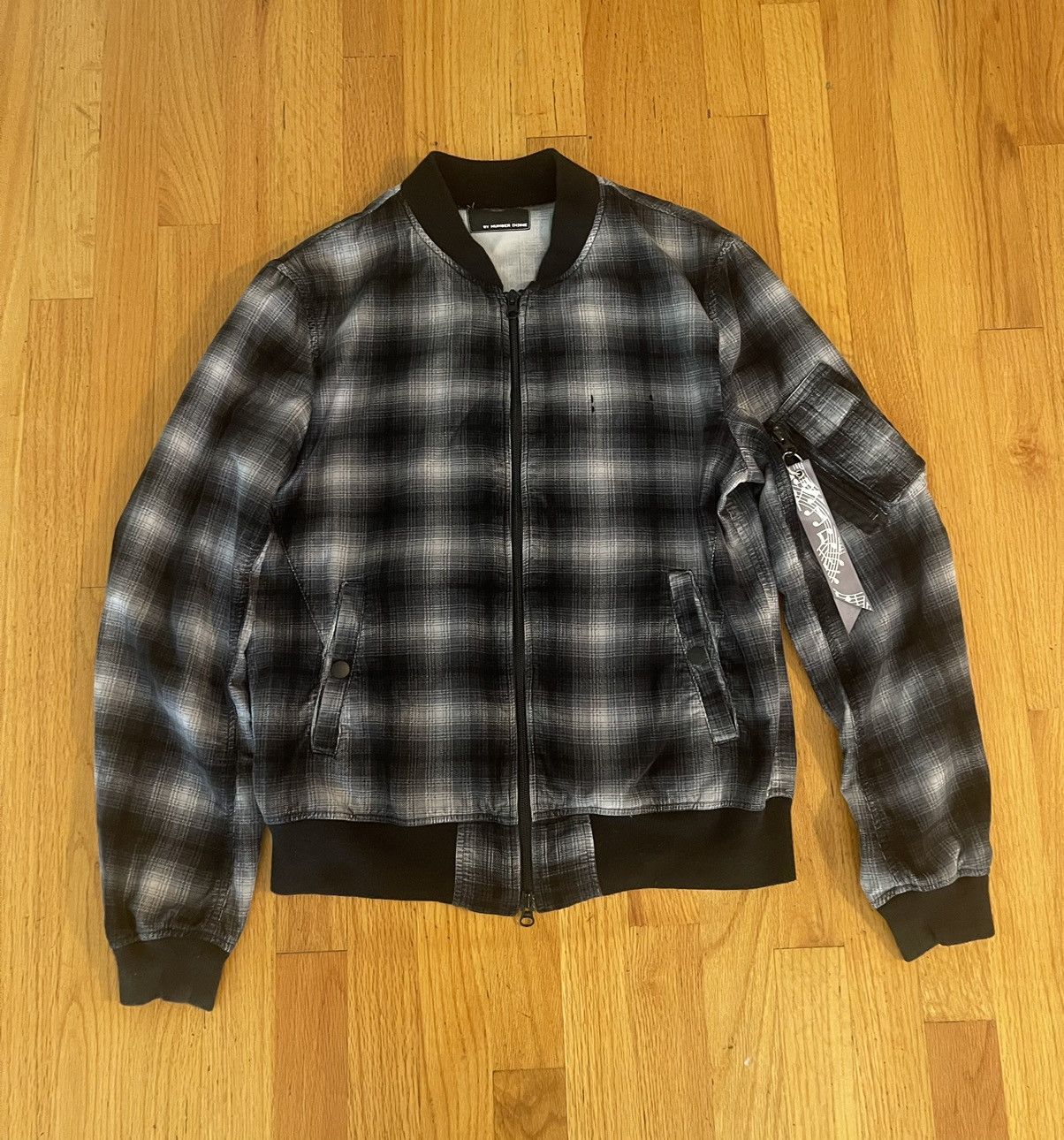 当店限定 Bomber Supreme size SS16 16ss large Shadow Shadow Plaid L ...