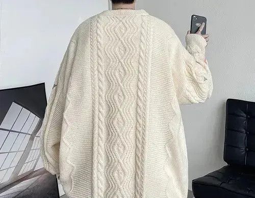 Aran Isles Knitwear Winter Twist Embroidery Knitwear Oversize Sweater Size US L / EU 52-54 / 3 - 3 Thumbnail