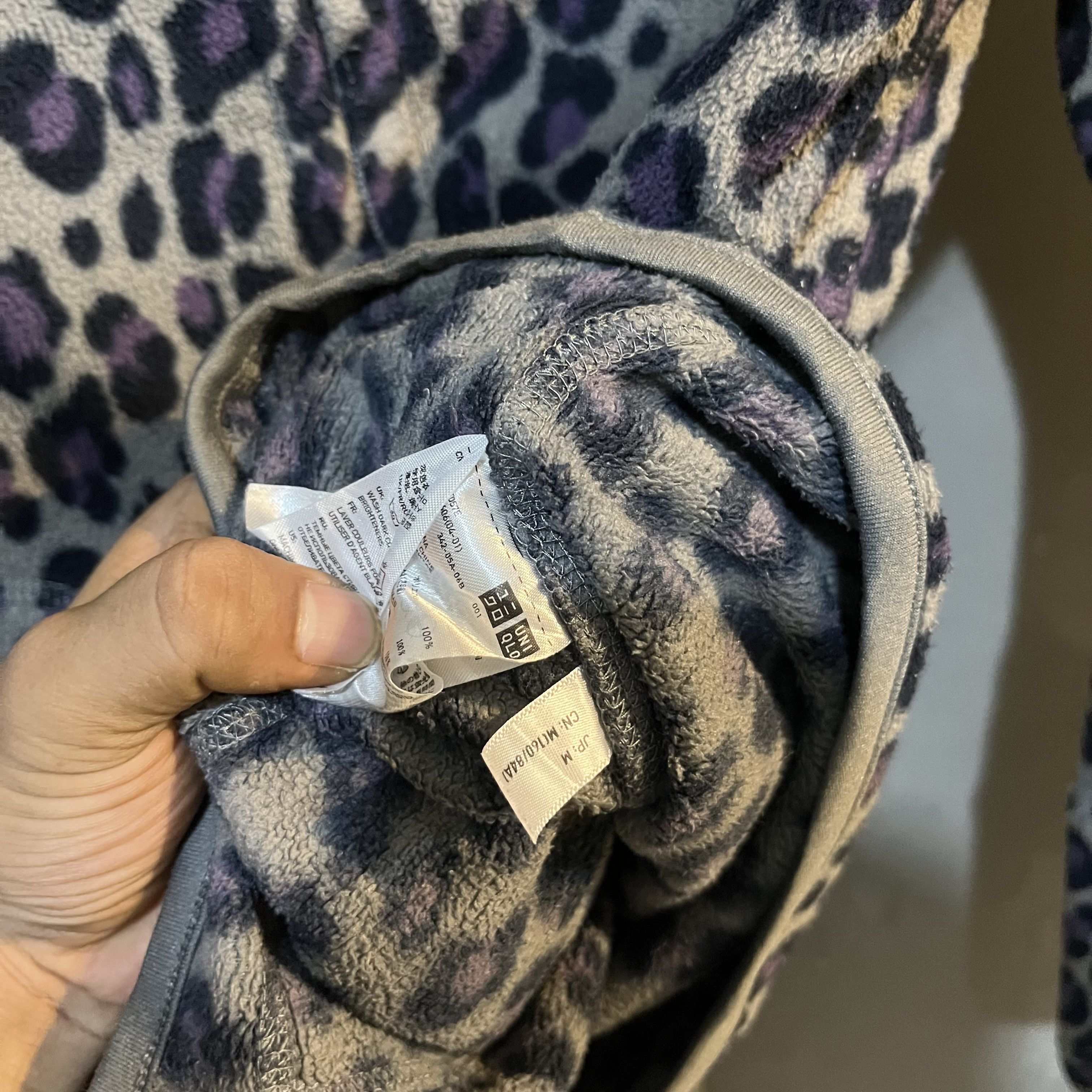 Le Grande Bleu (L.G.B.) × Uniqlo × Vintage Micro fleece uniqlo leopard colour y2k Size M / US 6-8 / IT 42-44 - 5 Thumbnail