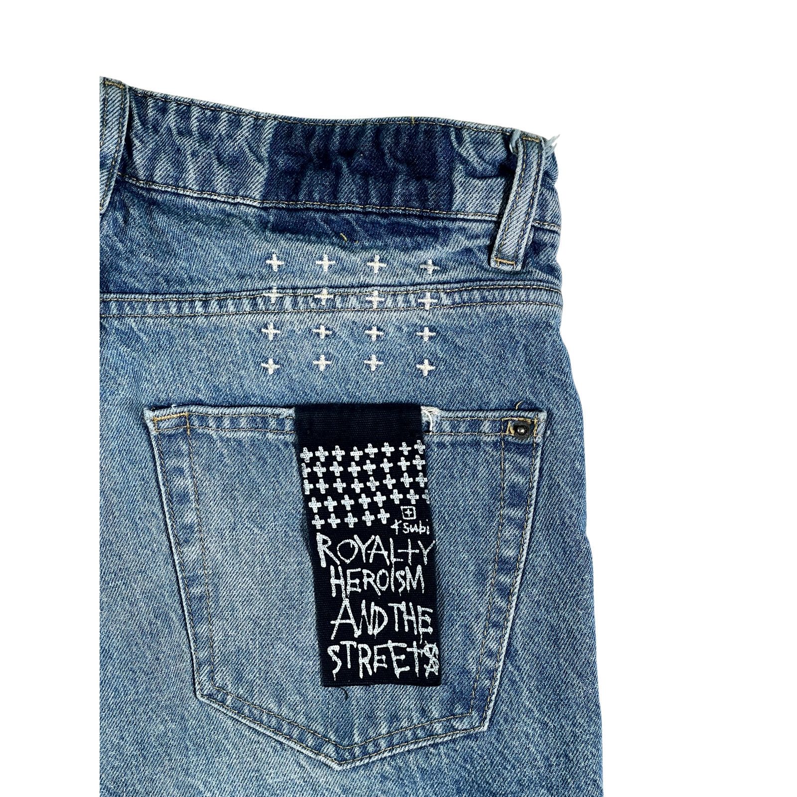 Ksubi Ksubi Thrashed Light Wash Jeans Size US 30 / EU 46 - 3 Thumbnail