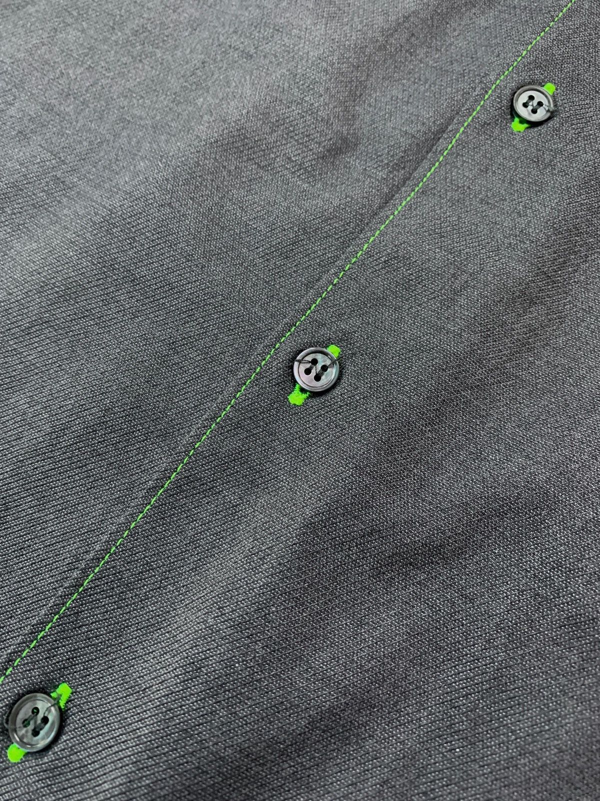 Comme des Garcons SHIRT Contrast Stitching tiny Collared Shirt - Medium Size US M / EU 48-50 / 2 - 8 Thumbnail