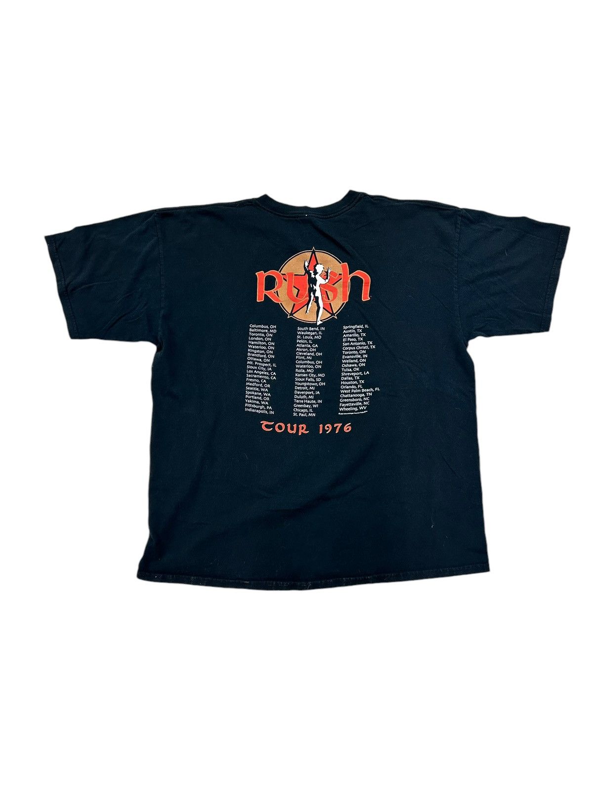 Vintage Vtg Y2K Rush Tour Shirt Size US XL / EU 56 / 4 - 2 Thumbnail