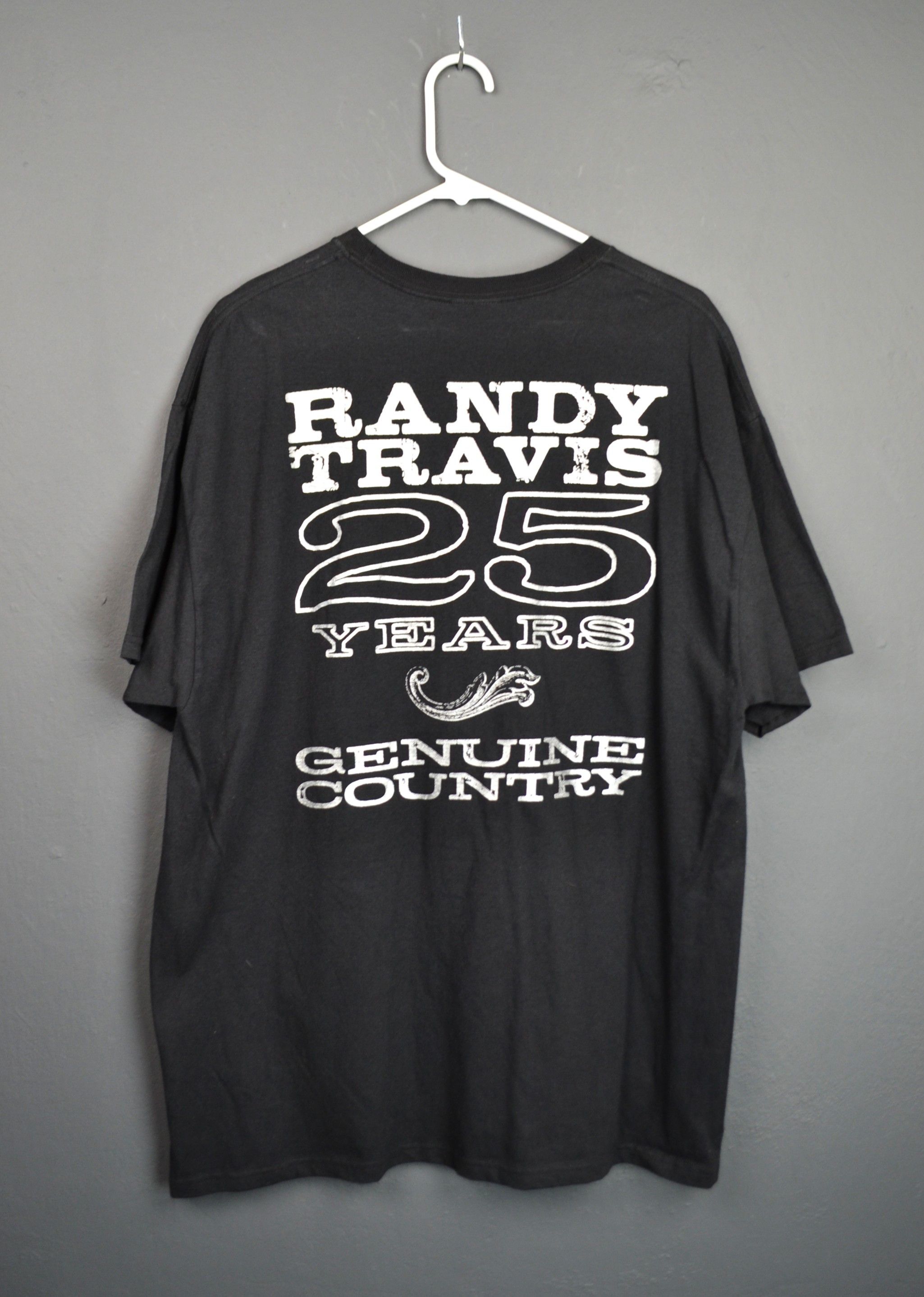 Band Tees Randy Travis 25 Year Anni Genuine Country Concert Tour XL Size US XL / EU 56 / 4 - 5 Thumbnail