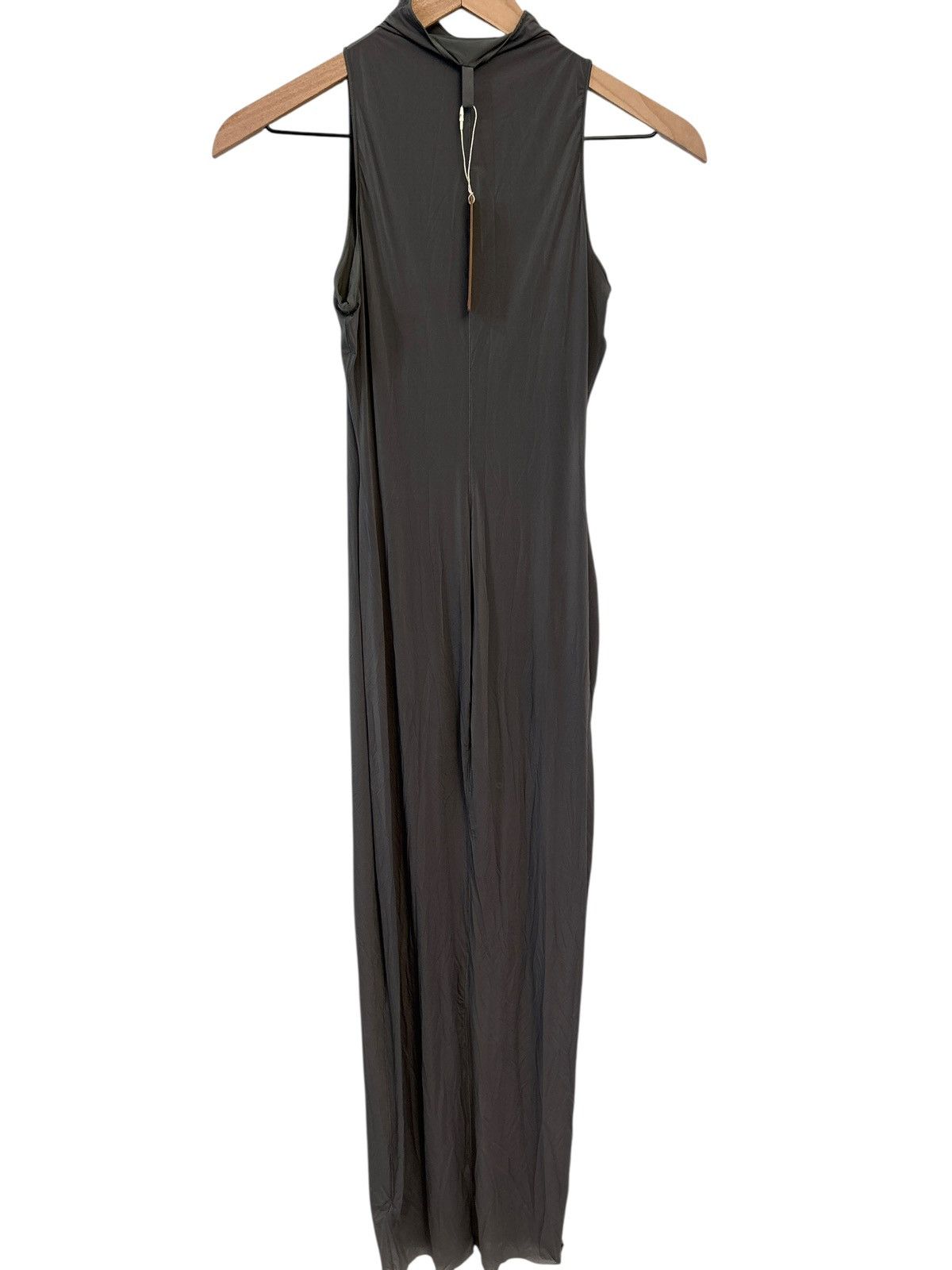 SKIMS NWT Skims Milky Sheer Mock Neck Long Dress Gunmetal Small Size S / US 4 / IT 40 - 4 Thumbnail