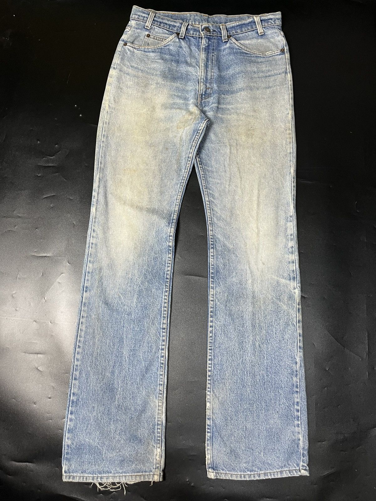 Levi's × Levi's Vintage Clothing 80s Vintage Levis 20517 Orange Tab Distressed Jeans Size US 32 / EU 48 - 2 Thumbnail