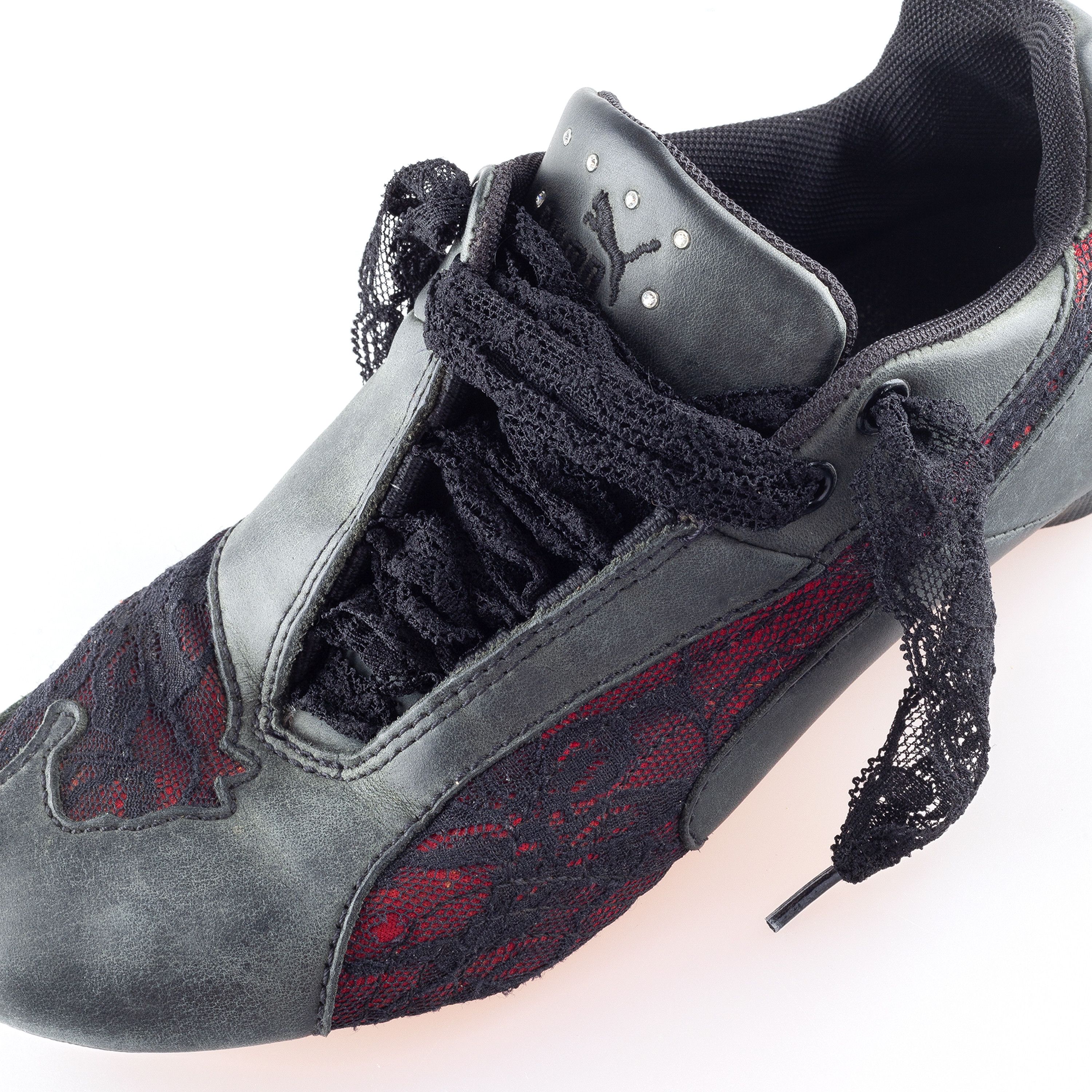 Puma × Vintage Vintage Puma Lace Gray/Red Sneakers (37 EU) Size US 6 / IT 36 - 7 Thumbnail