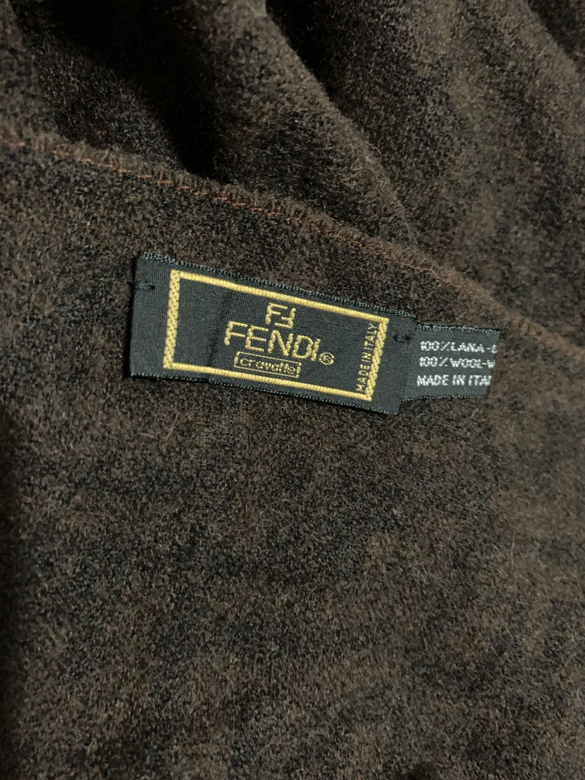 Fendi Wool Scarf Size ONE SIZE - 3 Thumbnail