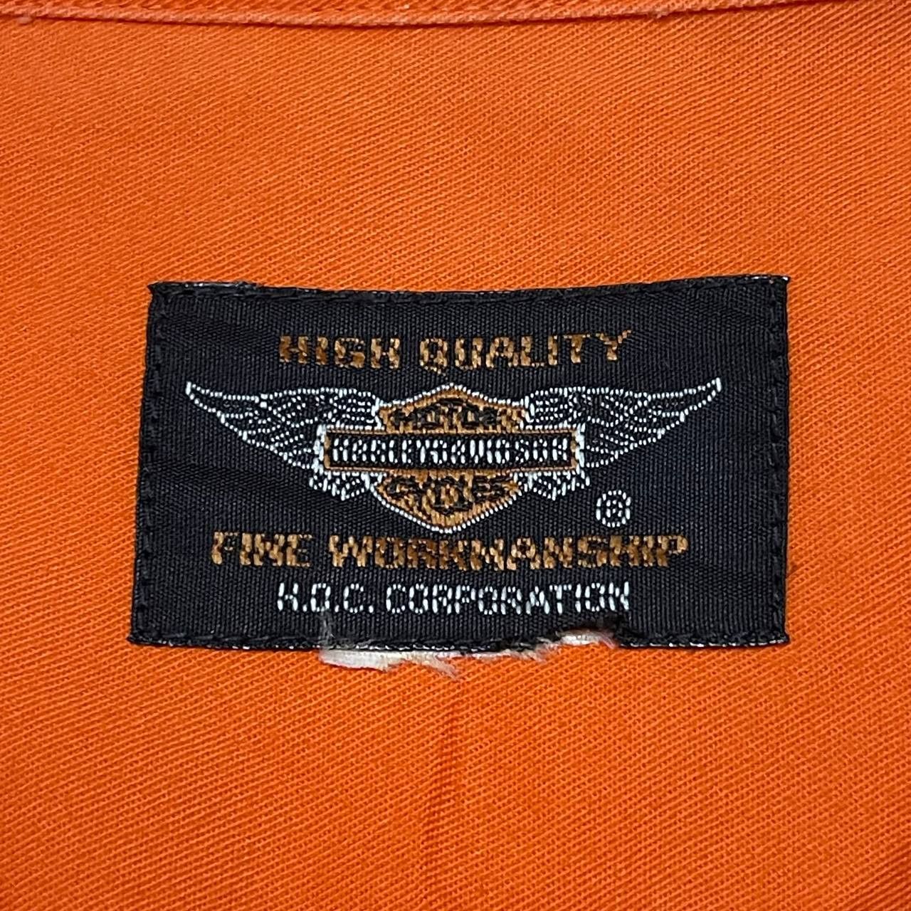 Harley Davidson Vintage Harley Davidson Motorcycle Embroidery Button Up Size US M / EU 48-50 / 2 - 8 Thumbnail